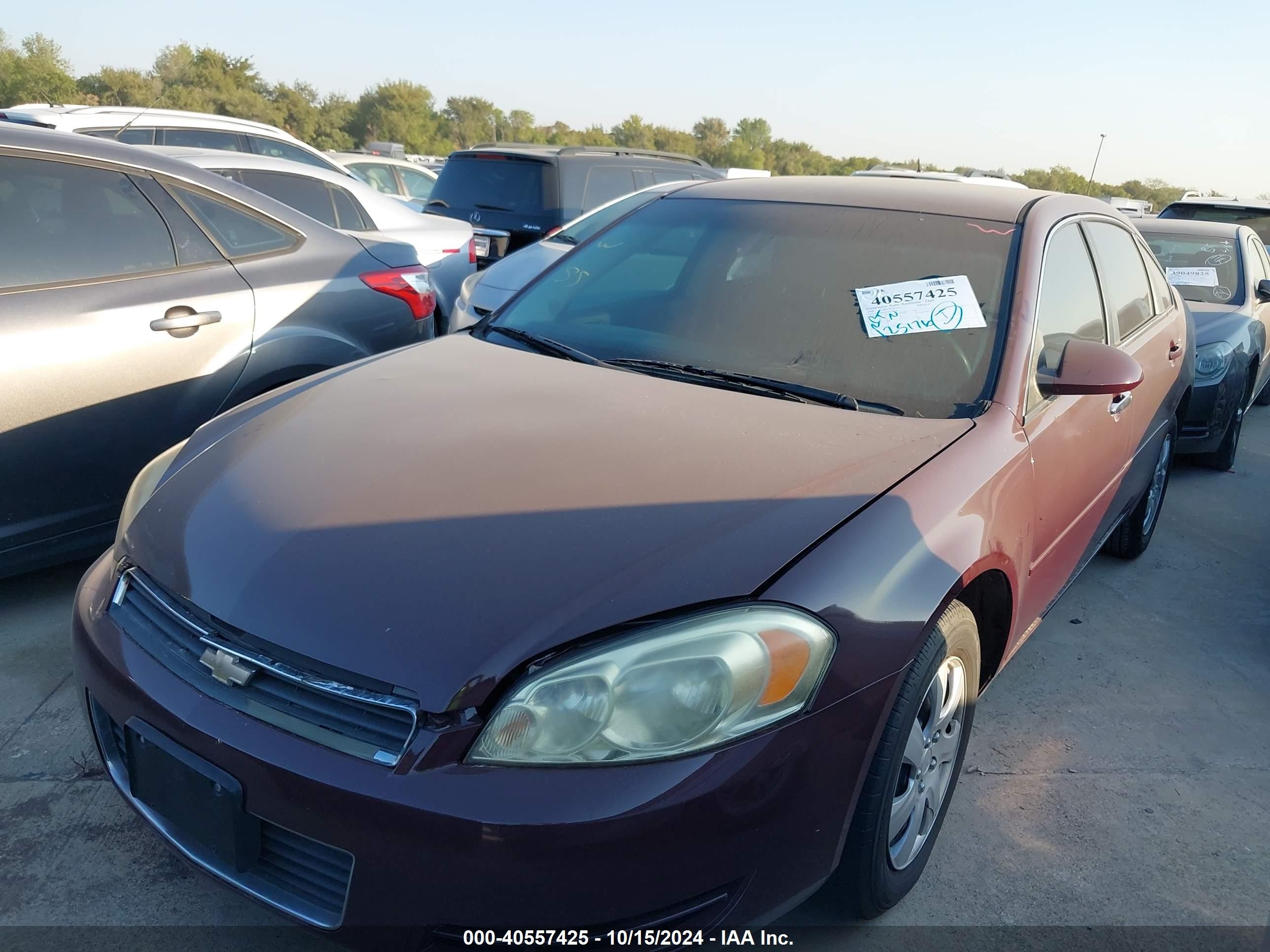2008 Chevrolet Impala Ls Burgundy vin: 2G1WB58K481346200