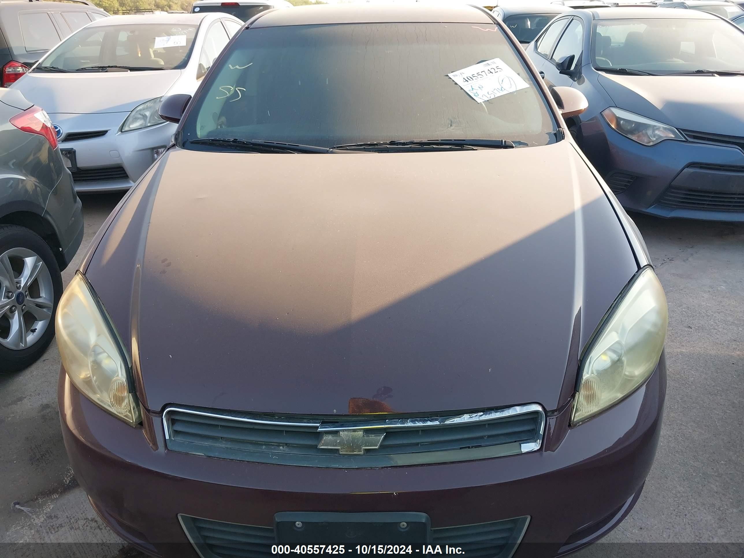 2008 Chevrolet Impala Ls Burgundy vin: 2G1WB58K481346200