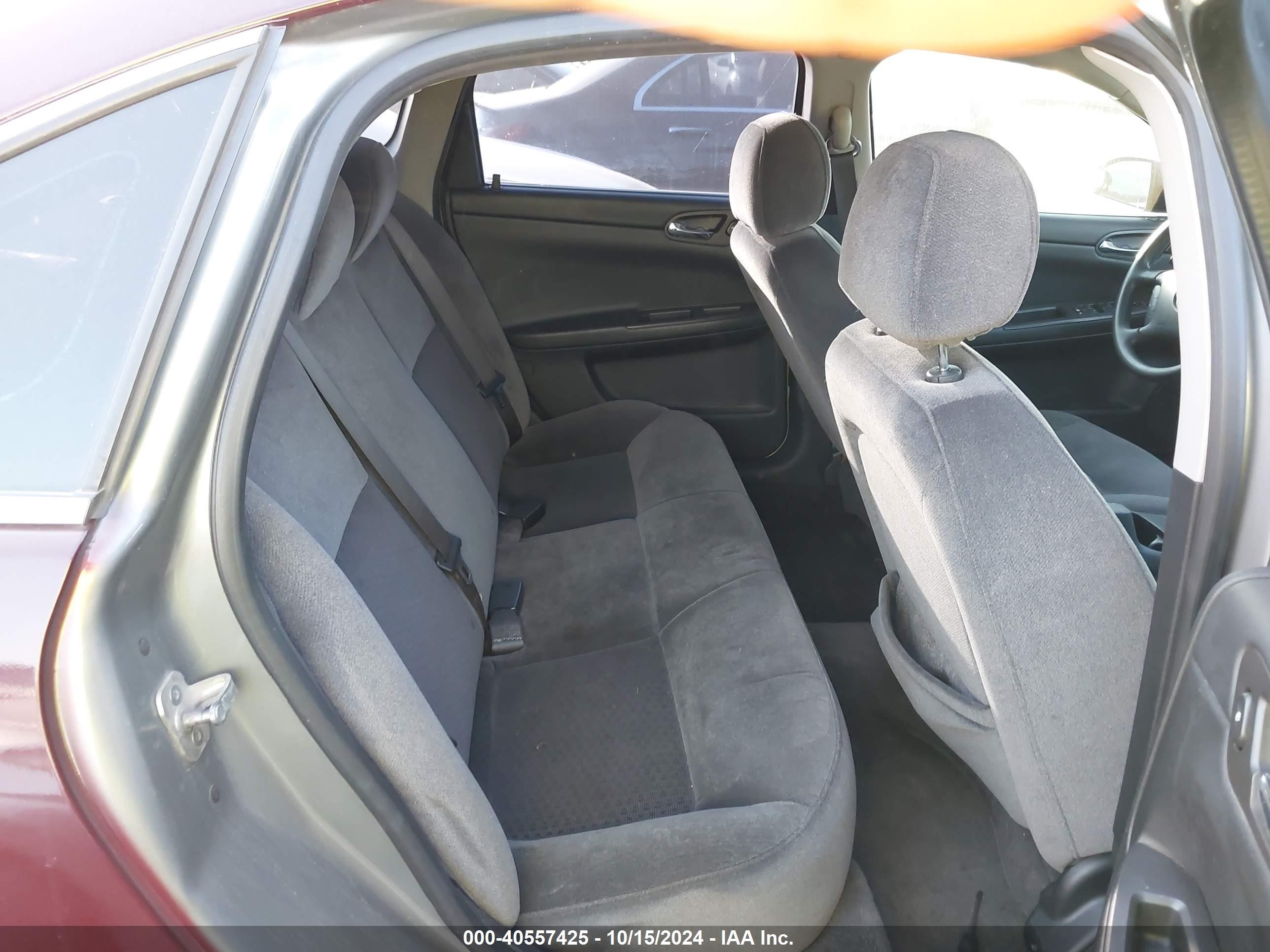 2008 Chevrolet Impala Ls Burgundy vin: 2G1WB58K481346200