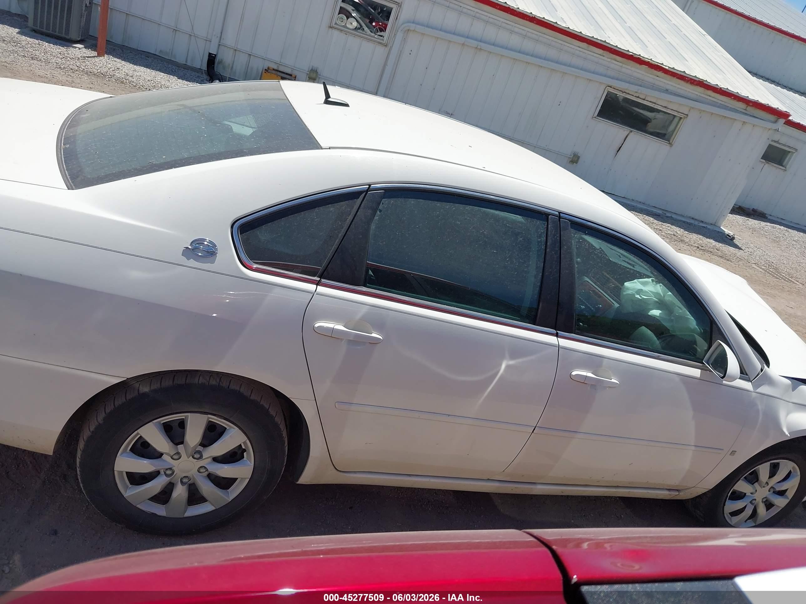 2008 Chevrolet Impala Ls White vin: 2G1WB58K481363384