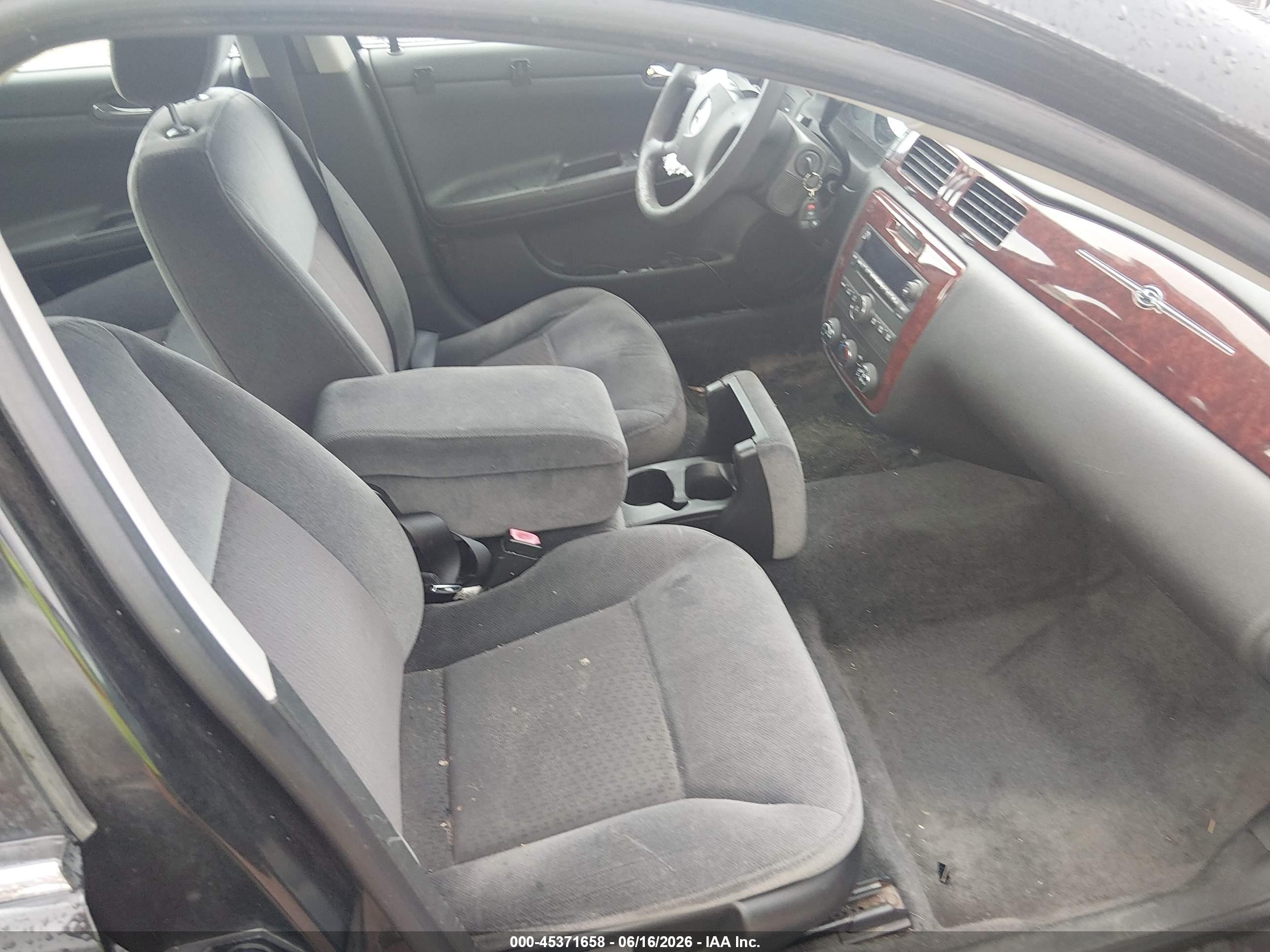 2008 Chevrolet Impala Ls Black vin: 2G1WB58K481377625
