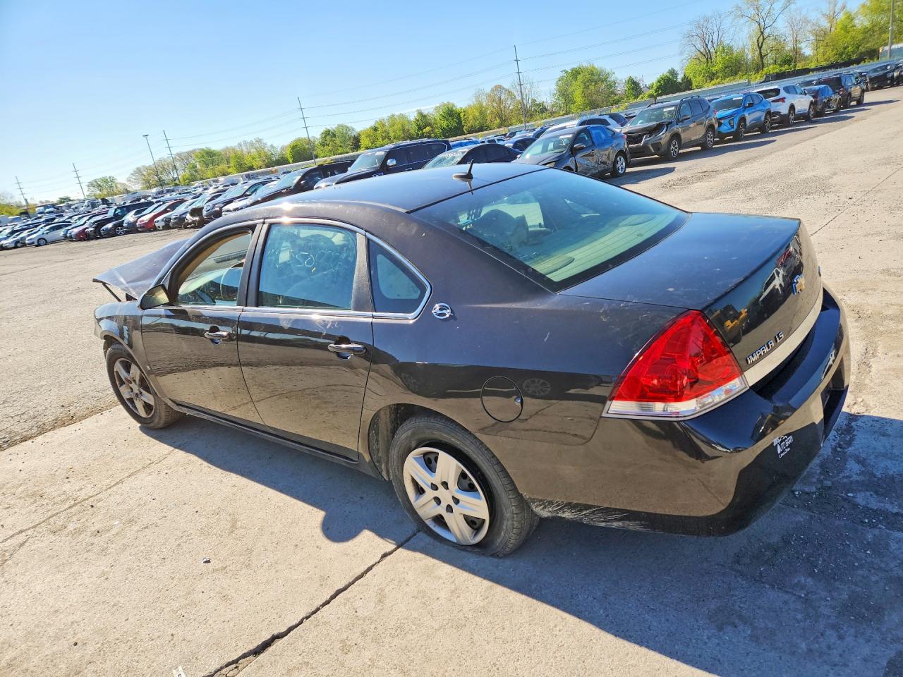 2008 Chevrolet Impala Ls Коричневый vin: 2G1WB58K481380511
