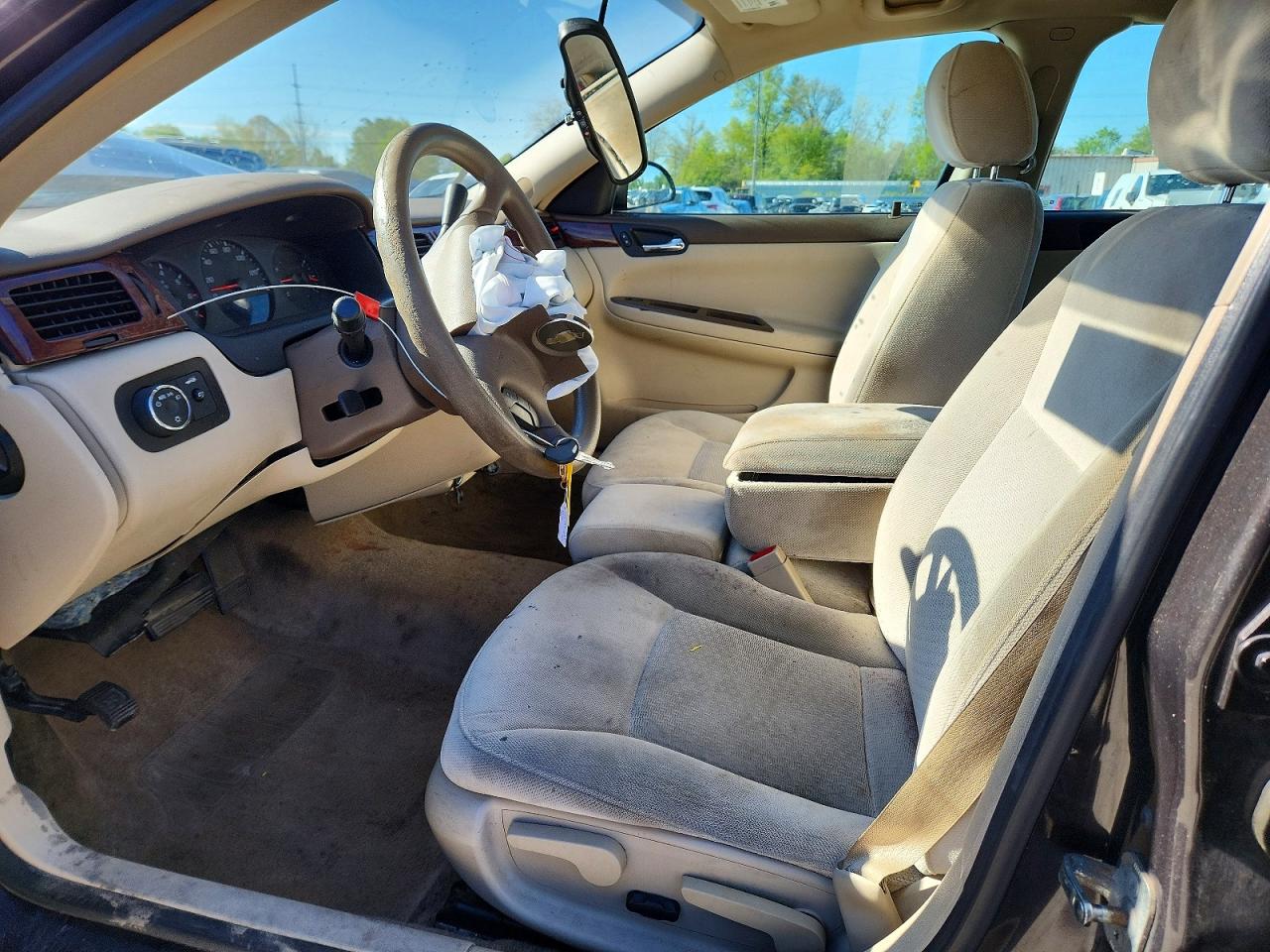 2008 Chevrolet Impala Ls Коричневый vin: 2G1WB58K481380511