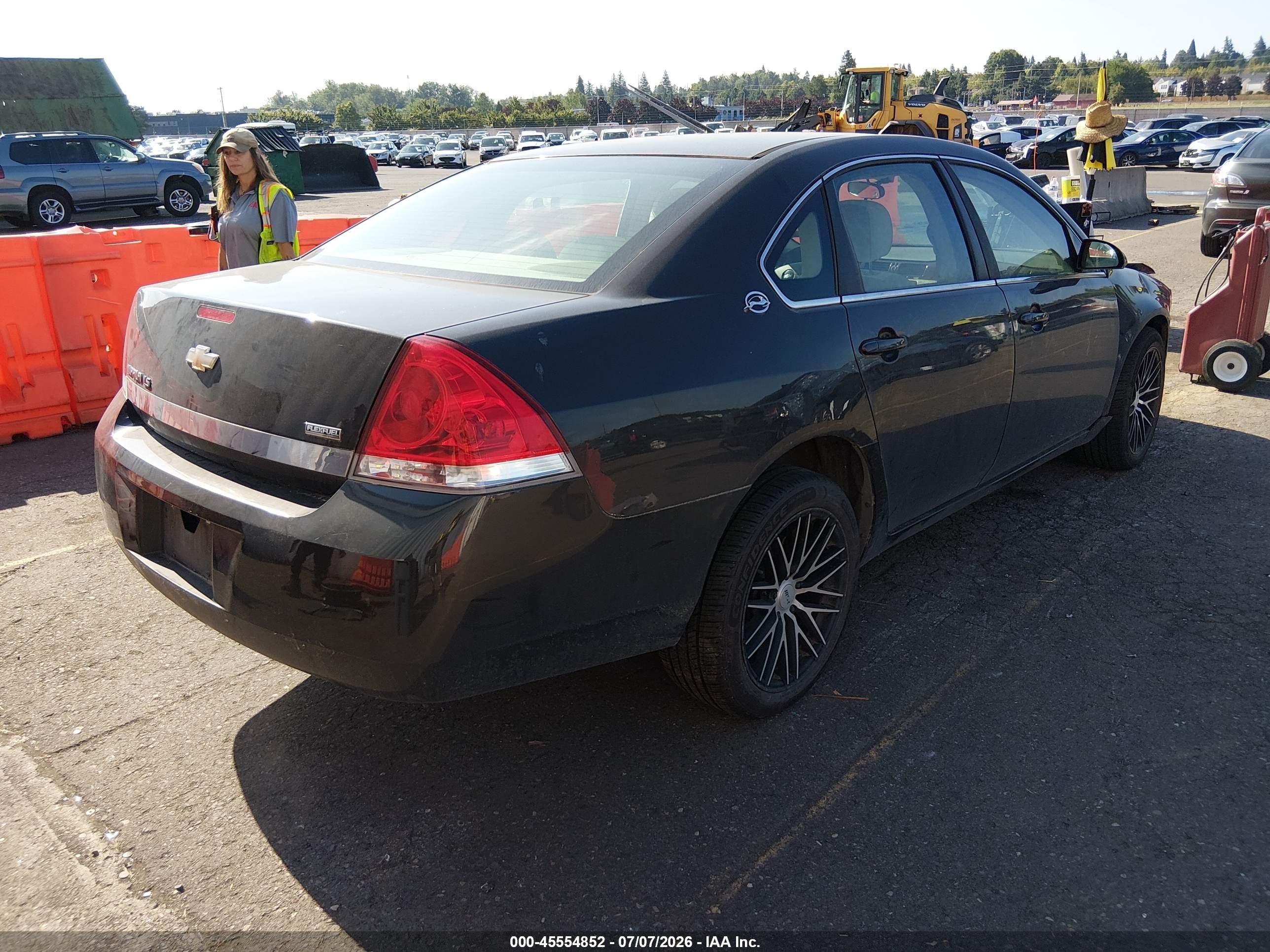 2008 Chevrolet Impala Ls Gray vin: 2G1WB58K489243005