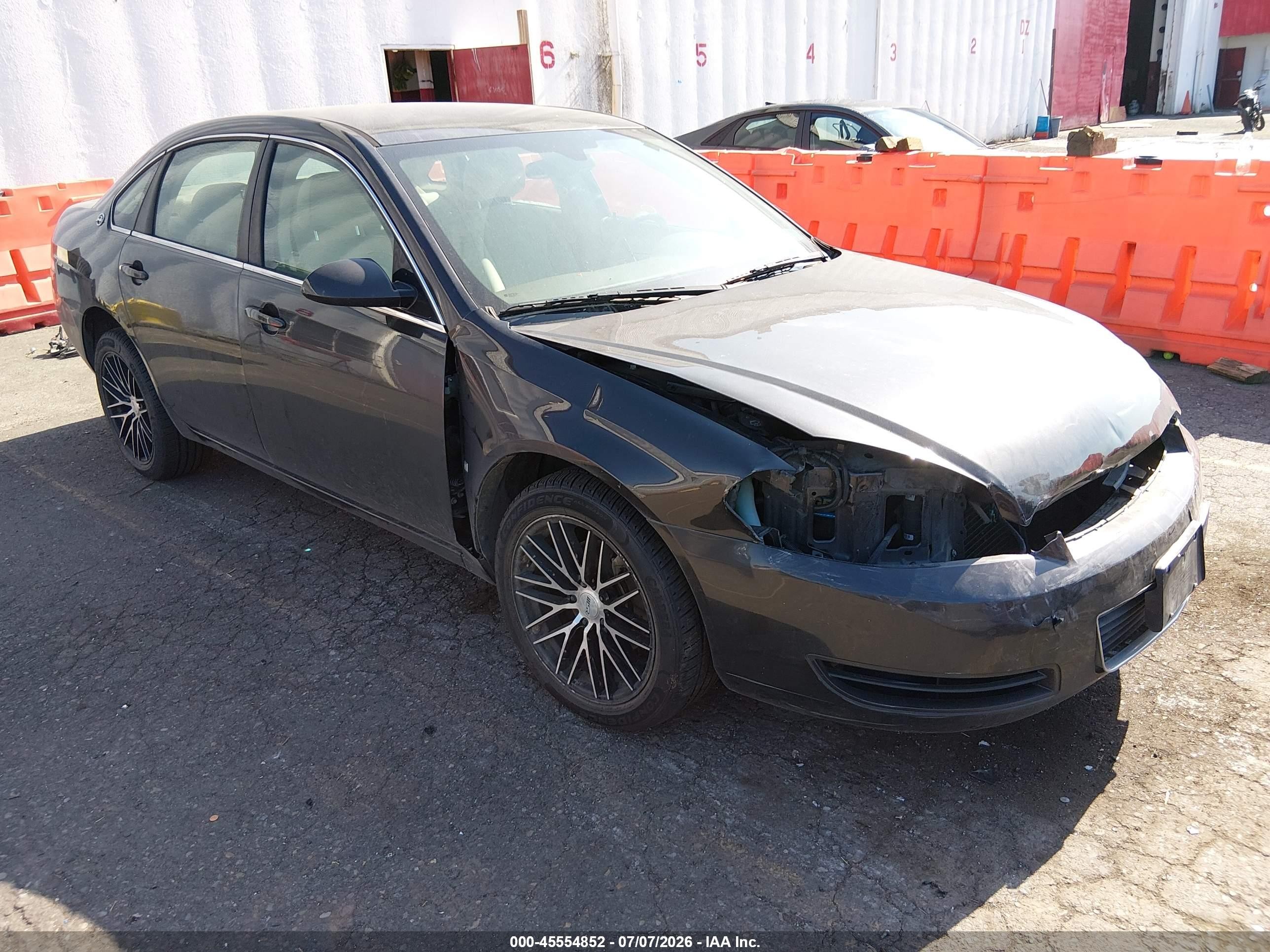 2008 Chevrolet Impala Ls Серый vin: 2G1WB58K489243005
