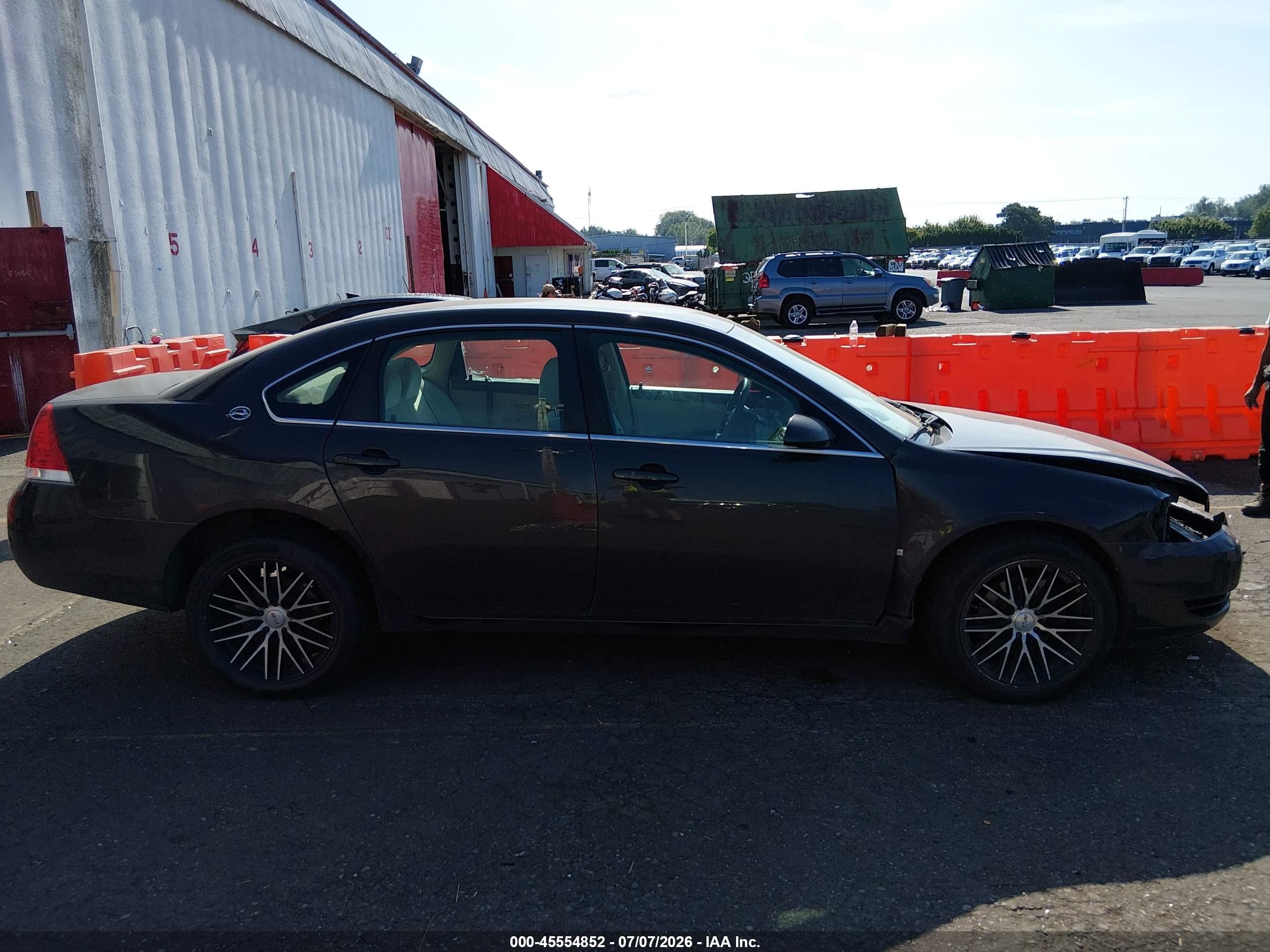 2008 Chevrolet Impala Ls Gray vin: 2G1WB58K489243005