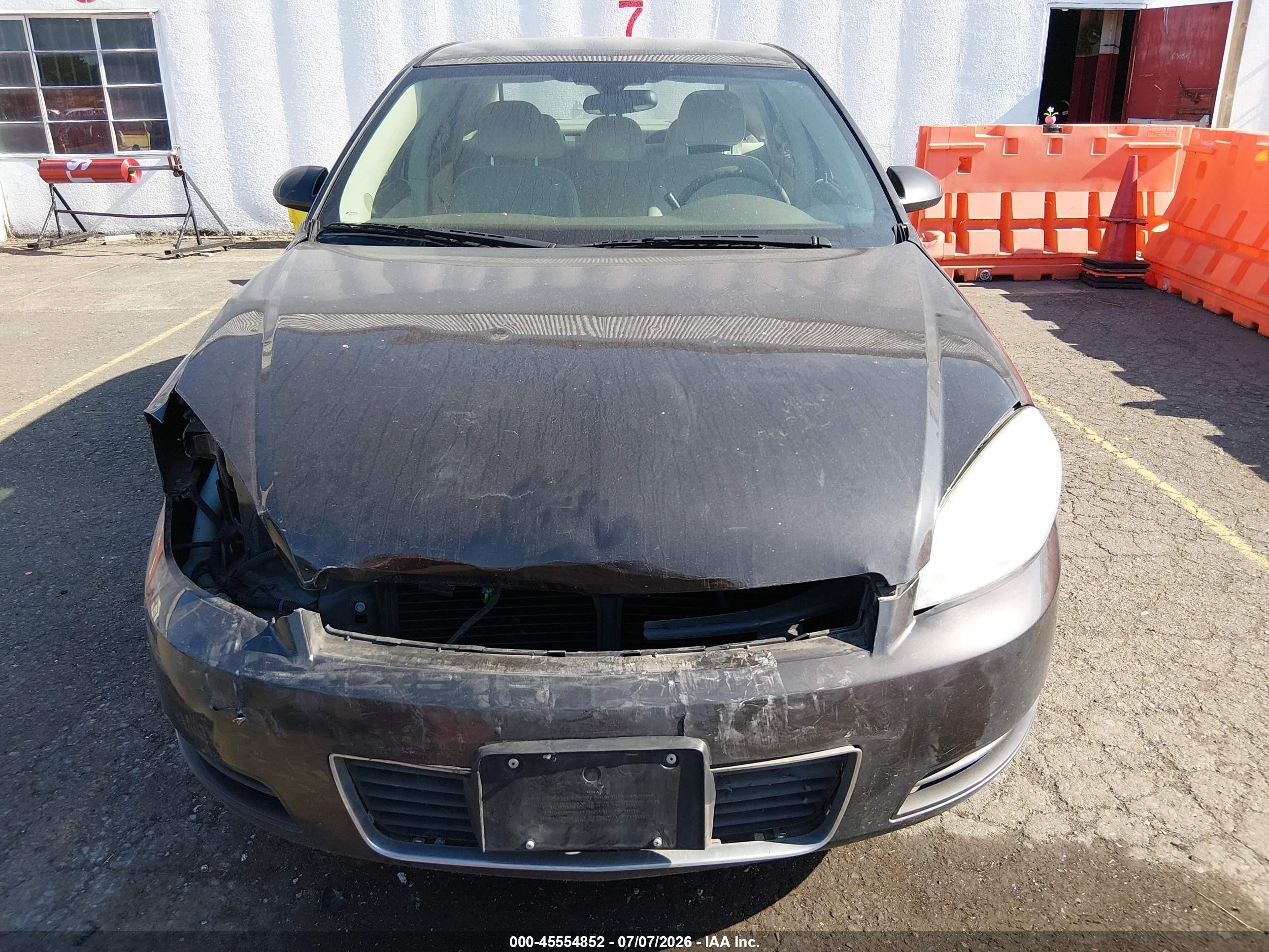 2008 Chevrolet Impala Ls Gray vin: 2G1WB58K489243005