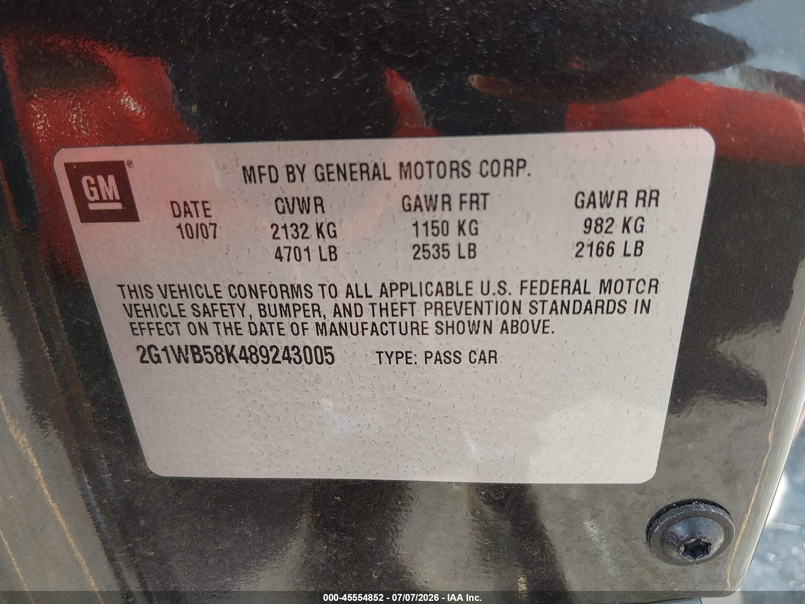 2008 Chevrolet Impala Ls Gray vin: 2G1WB58K489243005