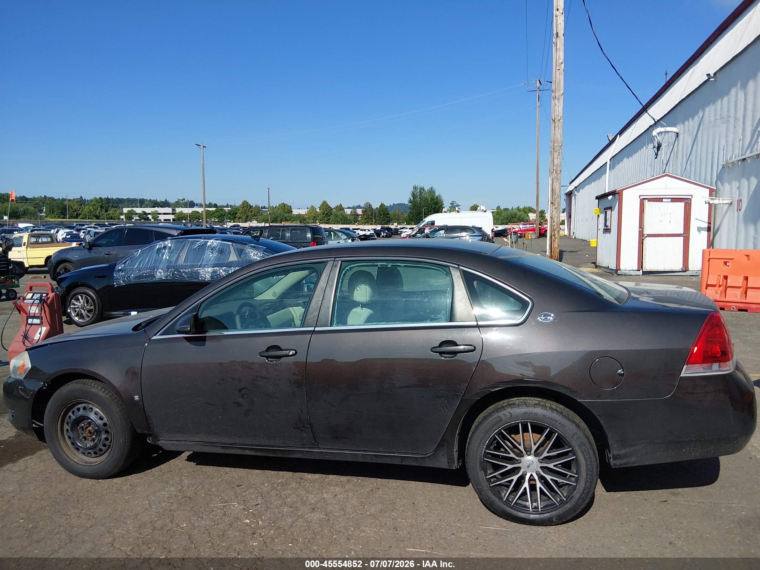 2008 Chevrolet Impala Ls Gray vin: 2G1WB58K489243005