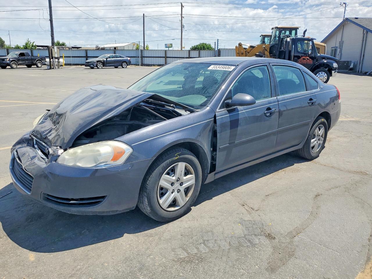 2008 Chevrolet Impala Ls Gray vin: 2G1WB58K489243098