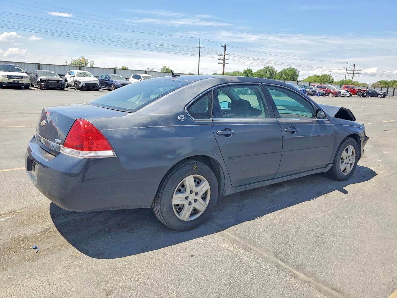 2008 Chevrolet Impala Ls Gray vin: 2G1WB58K489243098