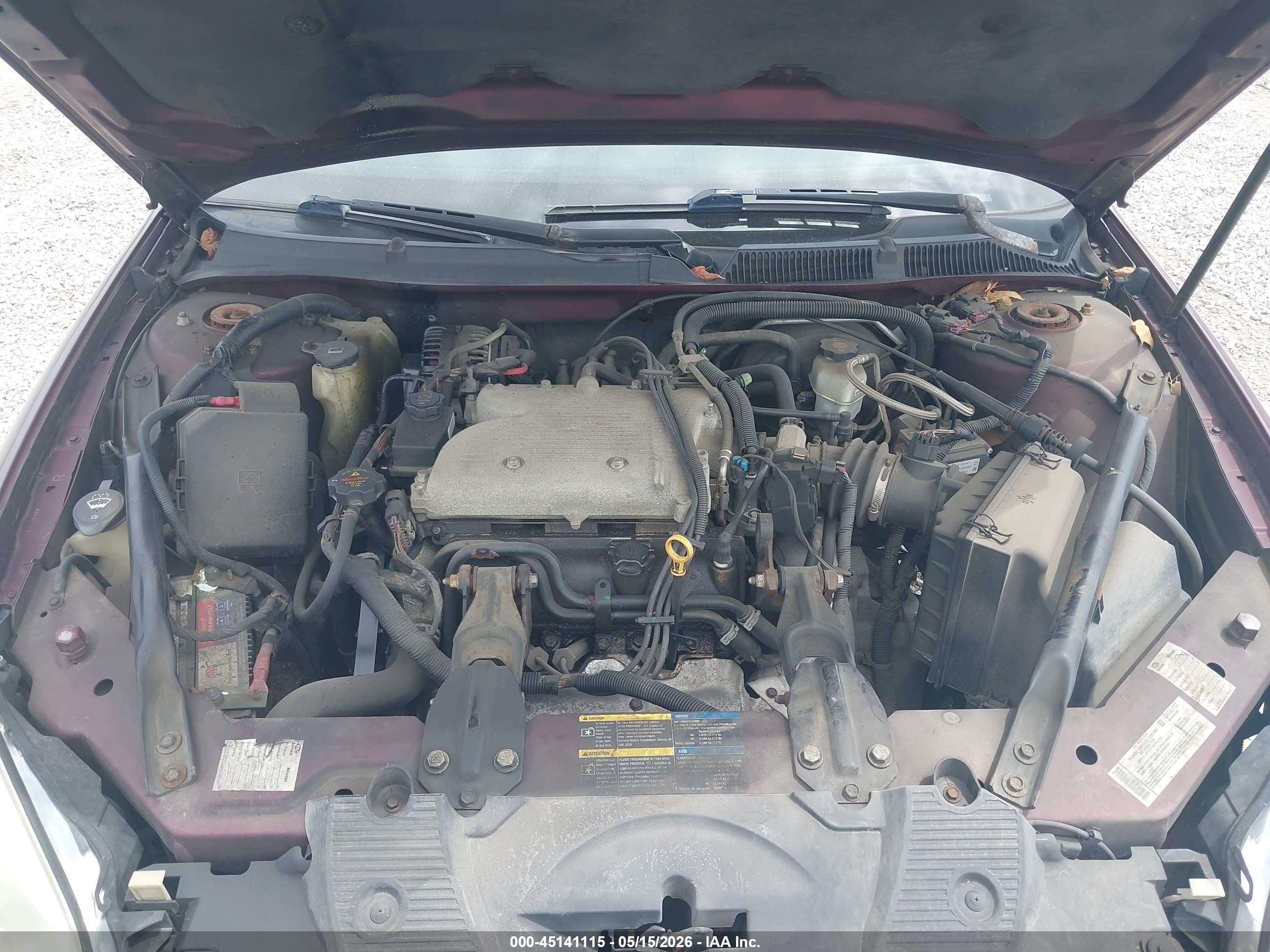2007 Chevrolet Impala Ls Burgundy vin: 2G1WB58K579201635
