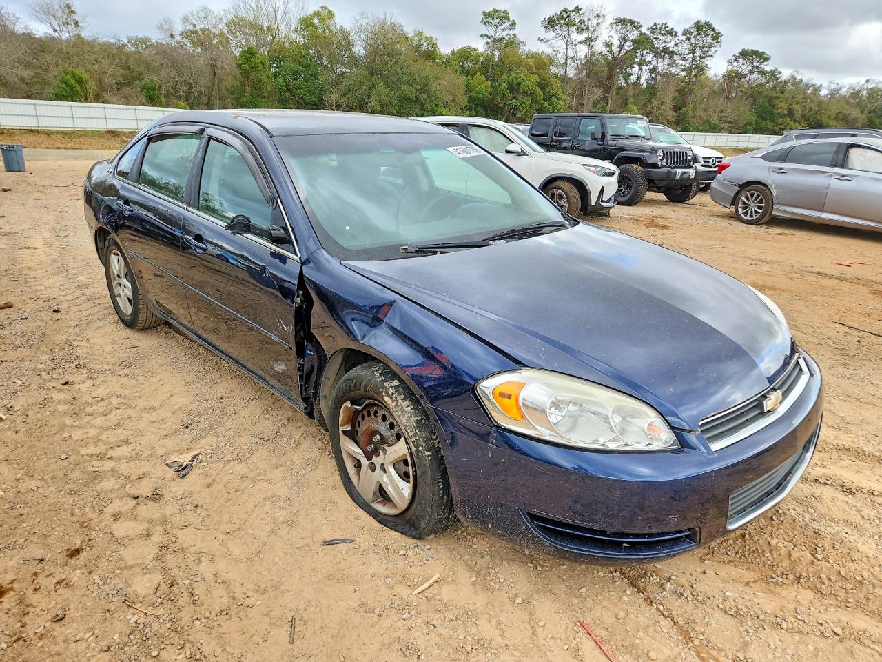 2007 Chevrolet Impala Ls Blue vin: 2G1WB58K579268557