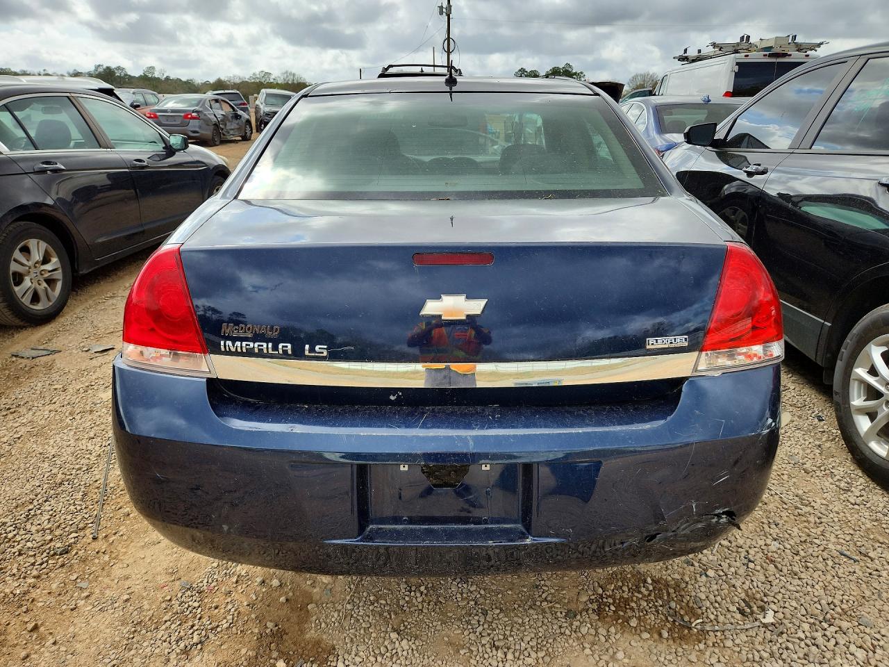2007 Chevrolet Impala Ls Blue vin: 2G1WB58K579268557