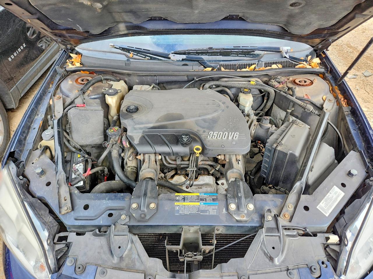 2007 Chevrolet Impala Ls Blue vin: 2G1WB58K579268557