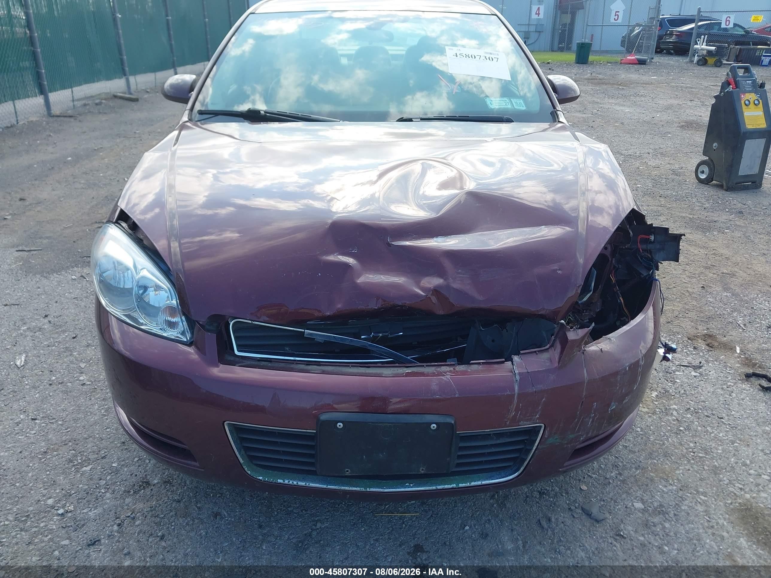 2007 Chevrolet Impala Ls Red vin: 2G1WB58K579325243