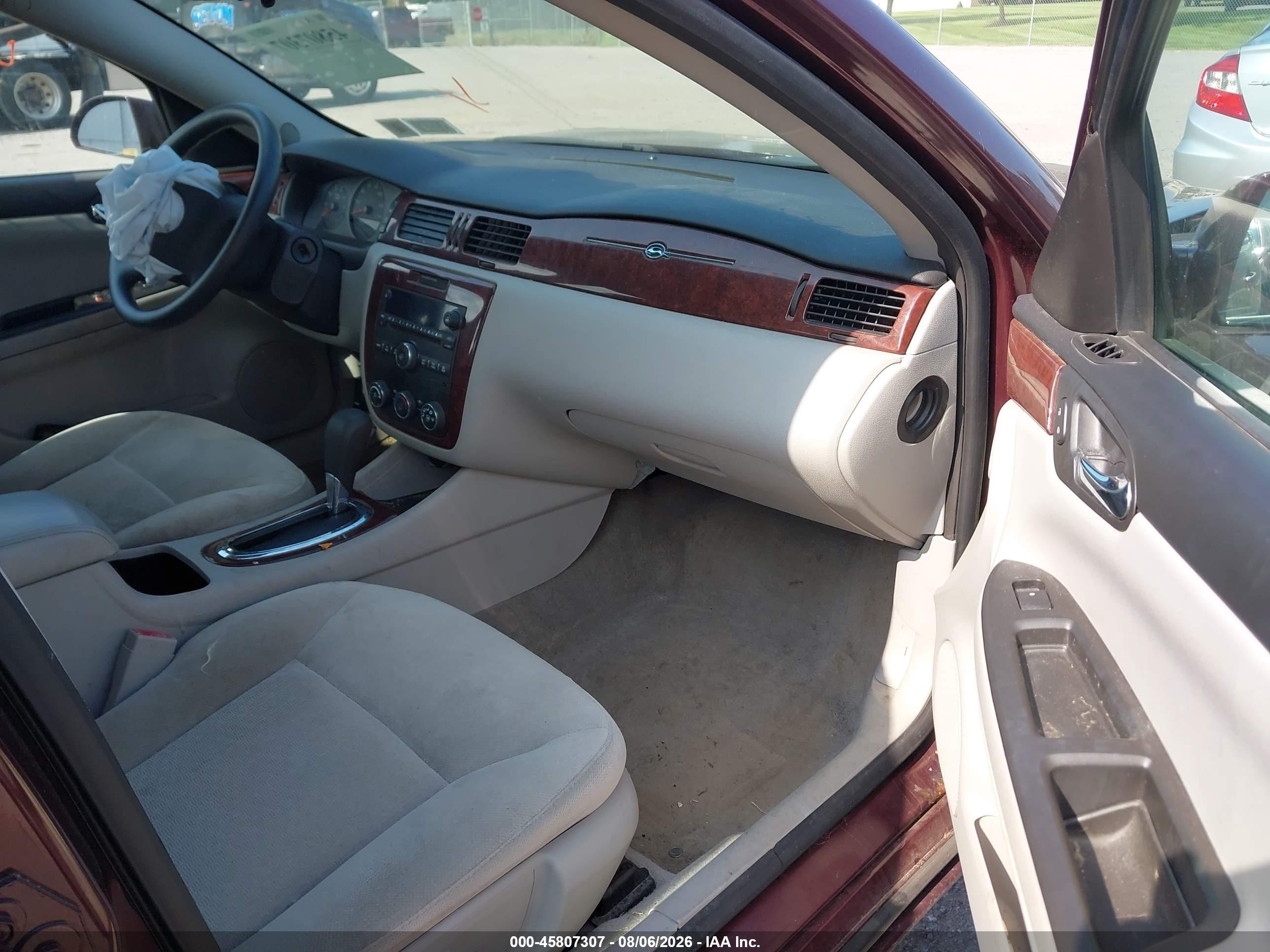 2007 Chevrolet Impala Ls Red vin: 2G1WB58K579325243