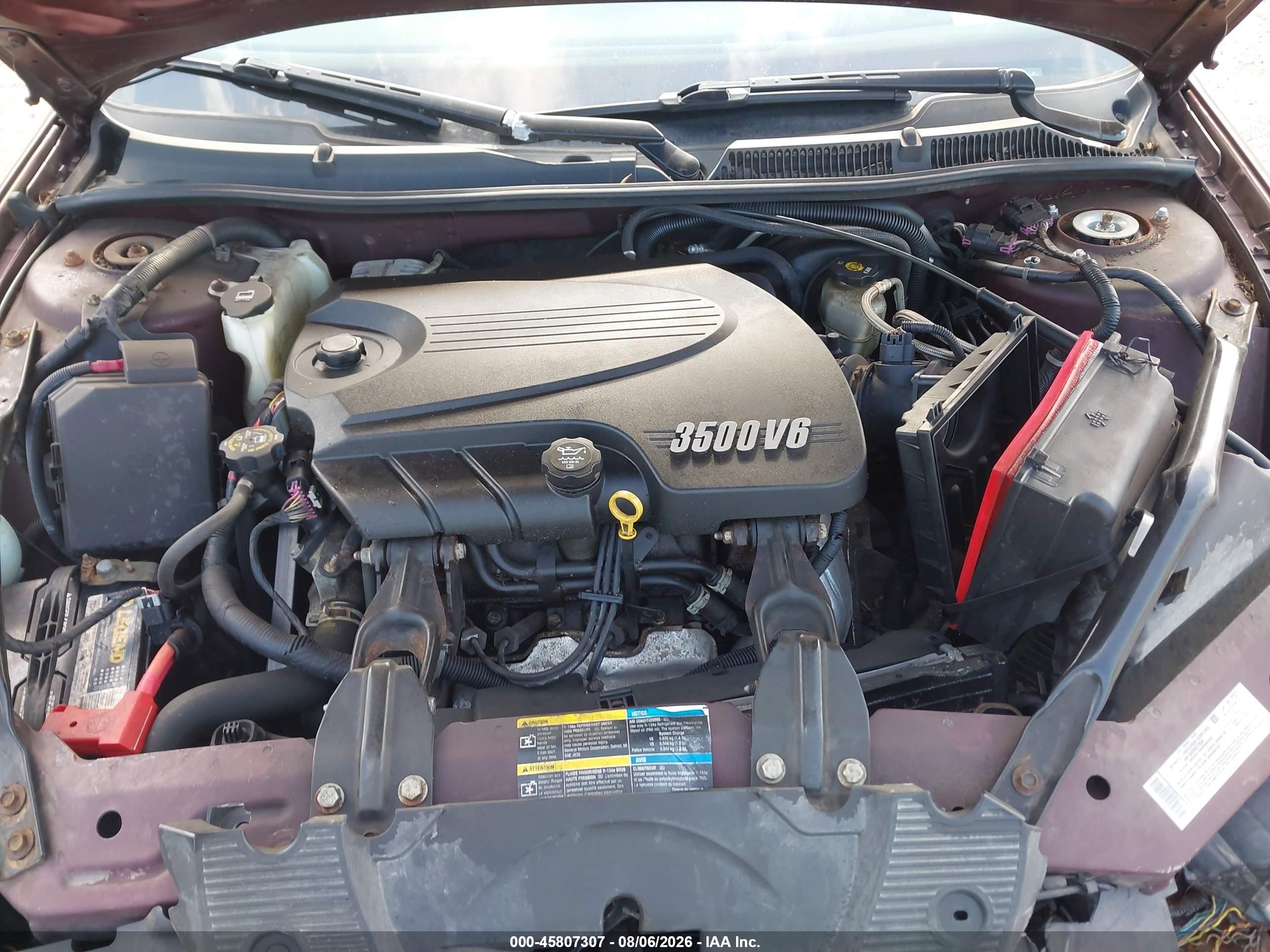2007 Chevrolet Impala Ls Red vin: 2G1WB58K579325243