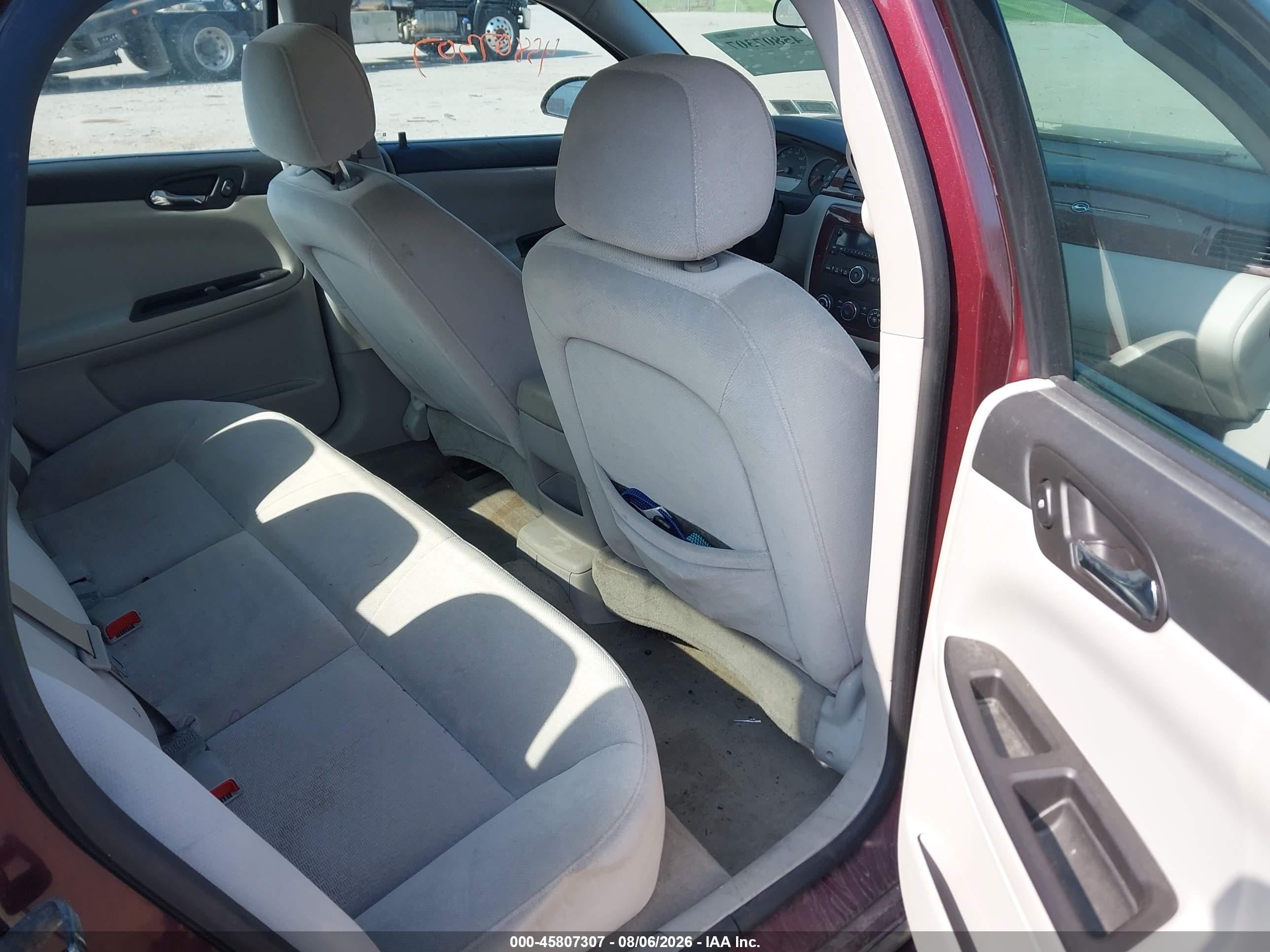 2007 Chevrolet Impala Ls Red vin: 2G1WB58K579325243