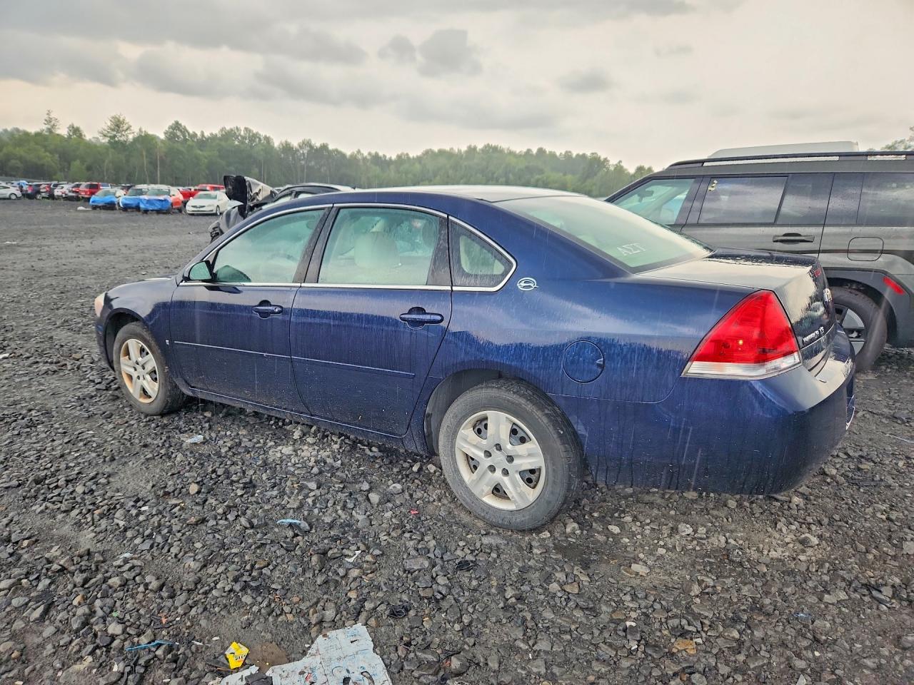 2007 Chevrolet Impala Ls Синий vin: 2G1WB58K579401186
