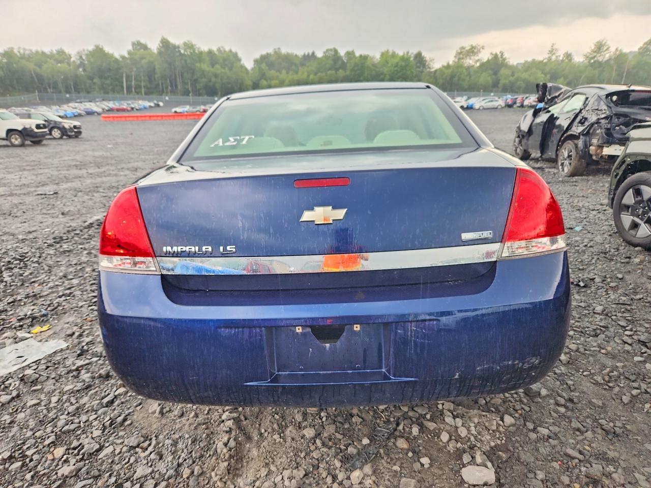 2007 Chevrolet Impala Ls Синий vin: 2G1WB58K579401186