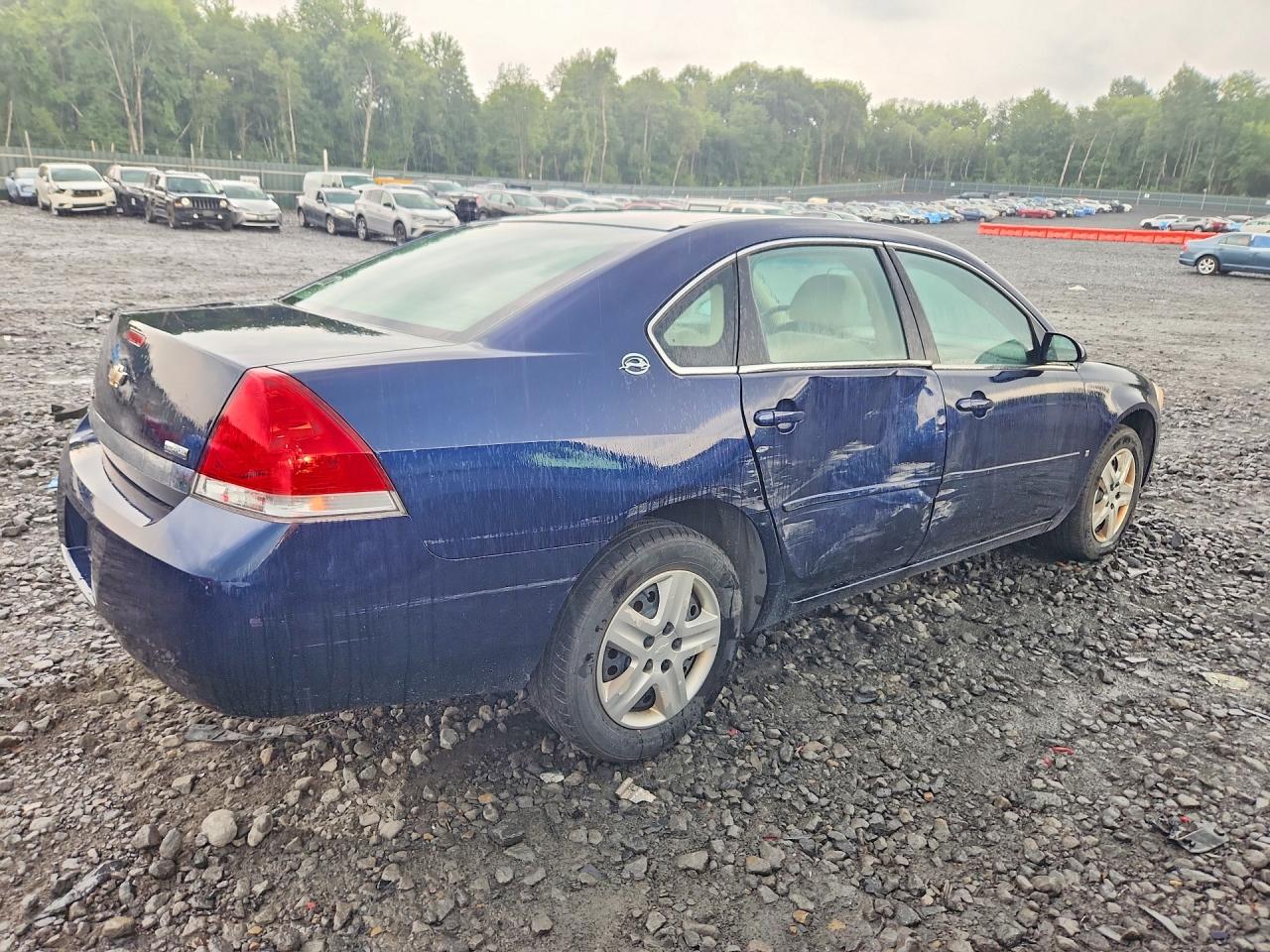 2007 Chevrolet Impala Ls Синий vin: 2G1WB58K579401186