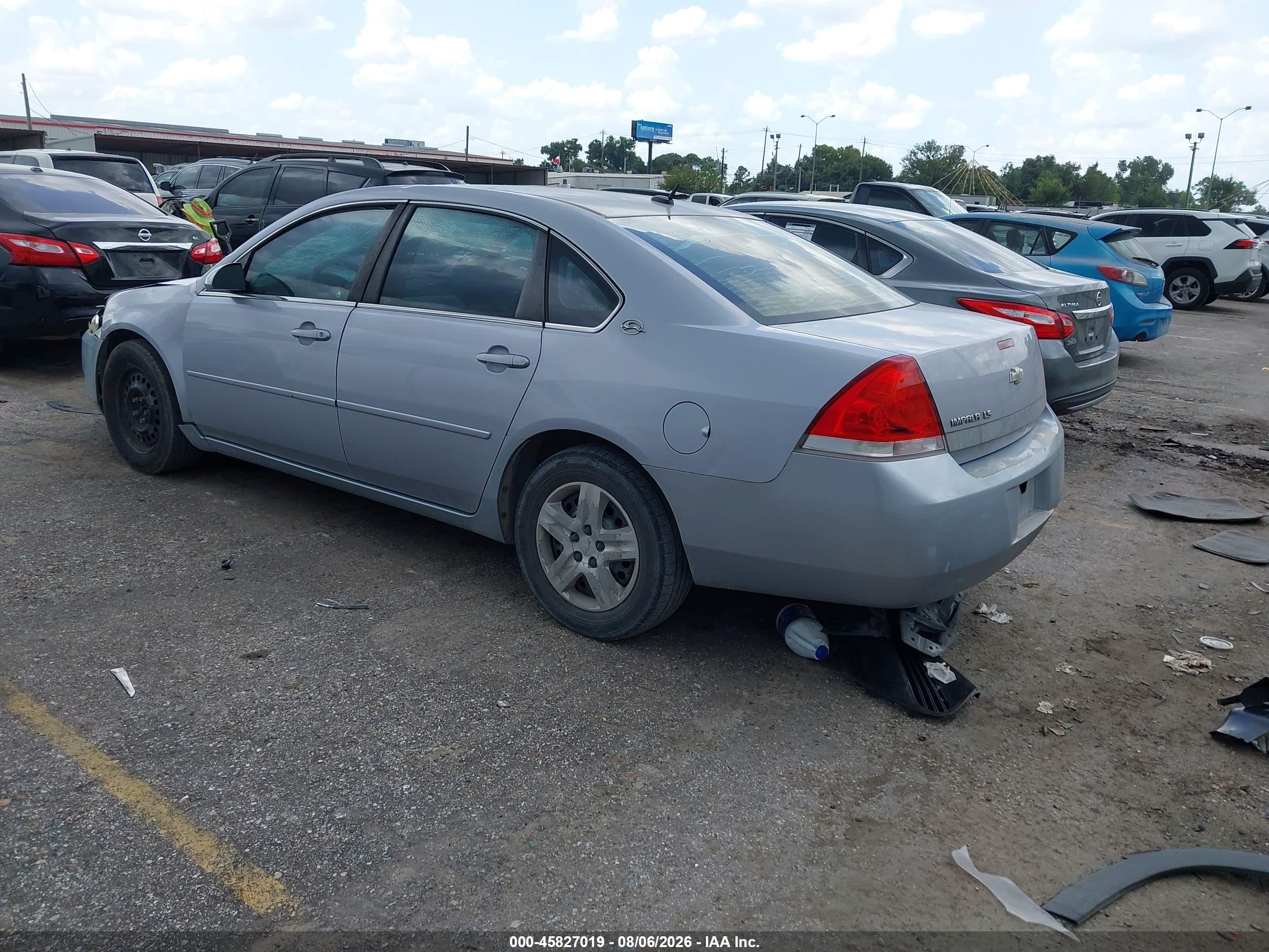 2006 Chevrolet Impala Ls Silver vin: 2G1WB58K669245125