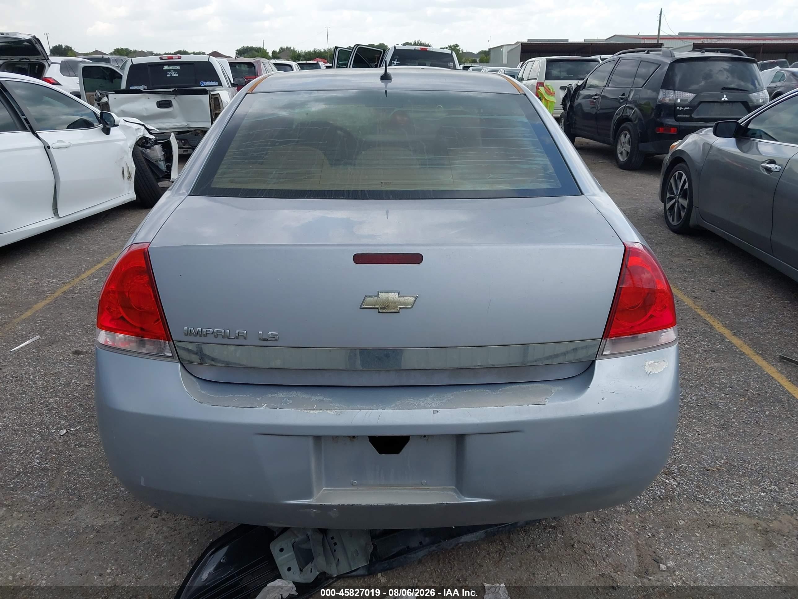 2006 Chevrolet Impala Ls Silver vin: 2G1WB58K669245125