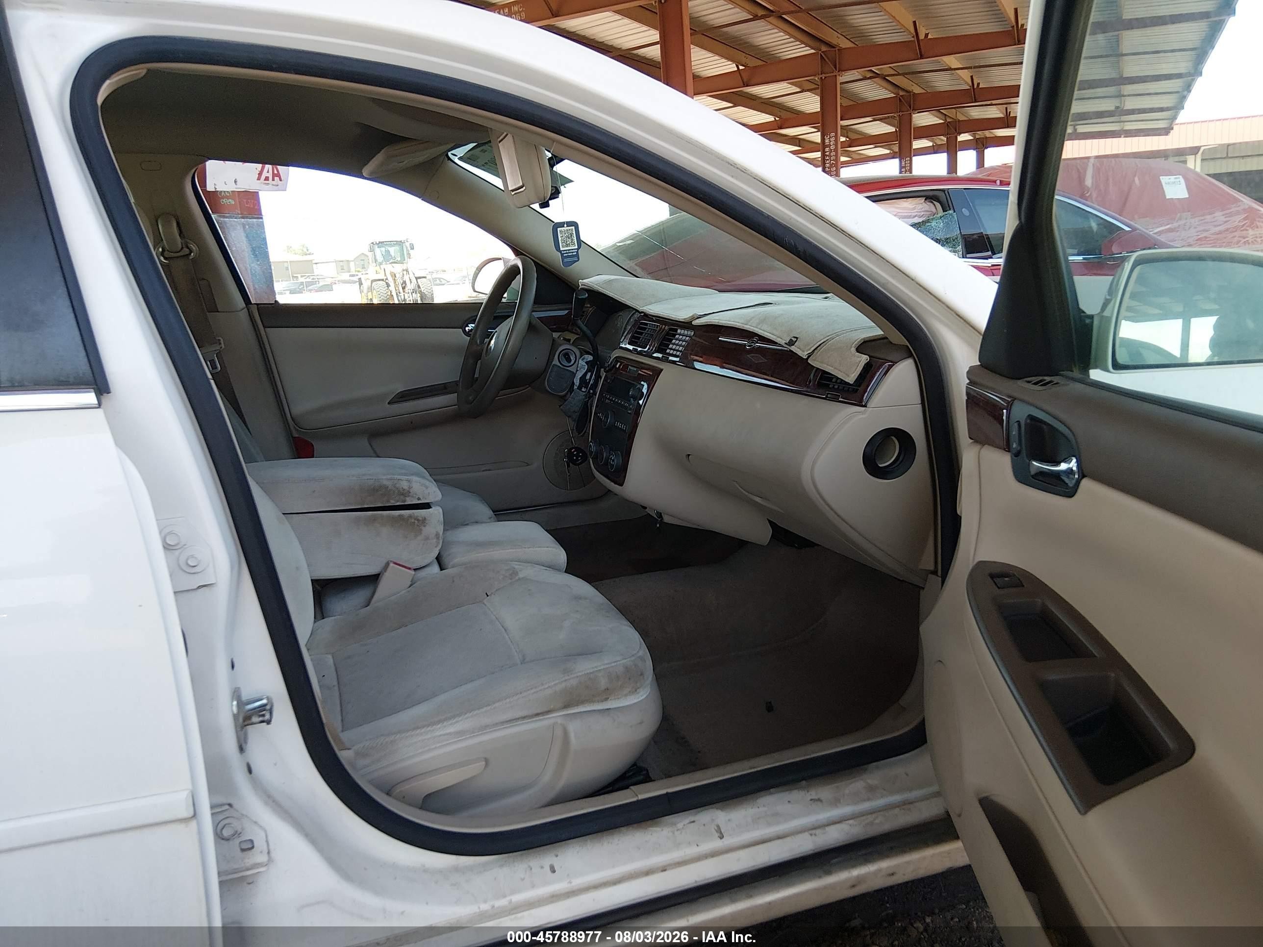 2006 Chevrolet Impala Ls White vin: 2G1WB58K669381514