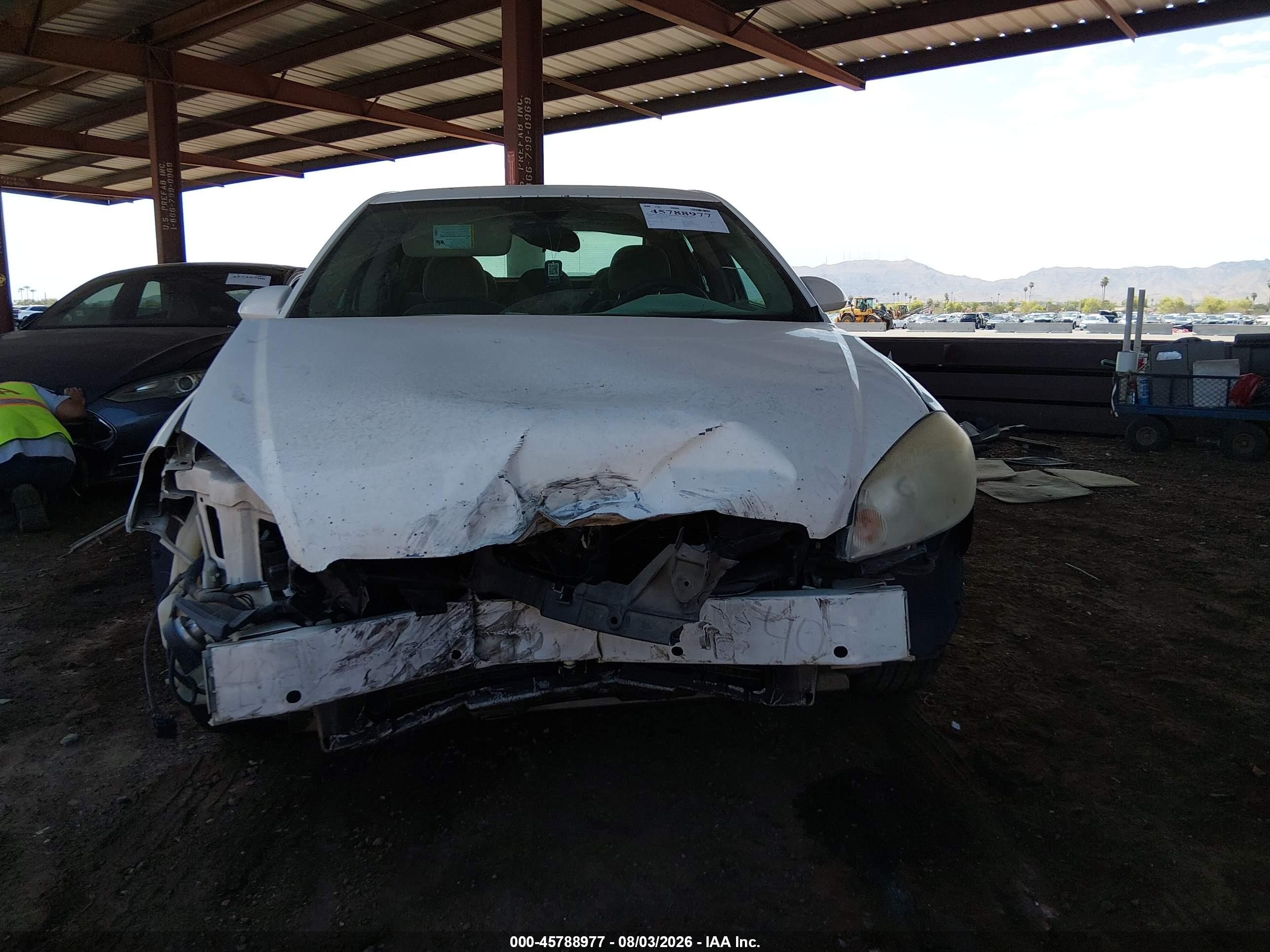 2006 Chevrolet Impala Ls White vin: 2G1WB58K669381514