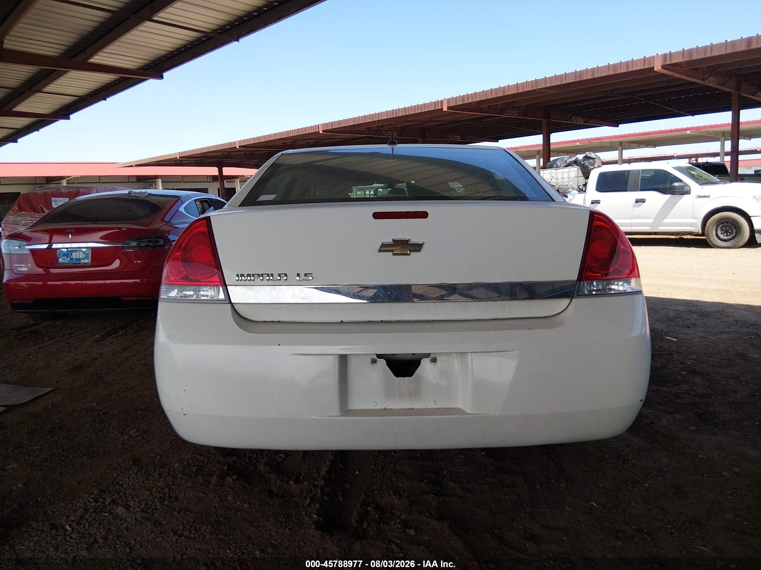 2006 Chevrolet Impala Ls White vin: 2G1WB58K669381514