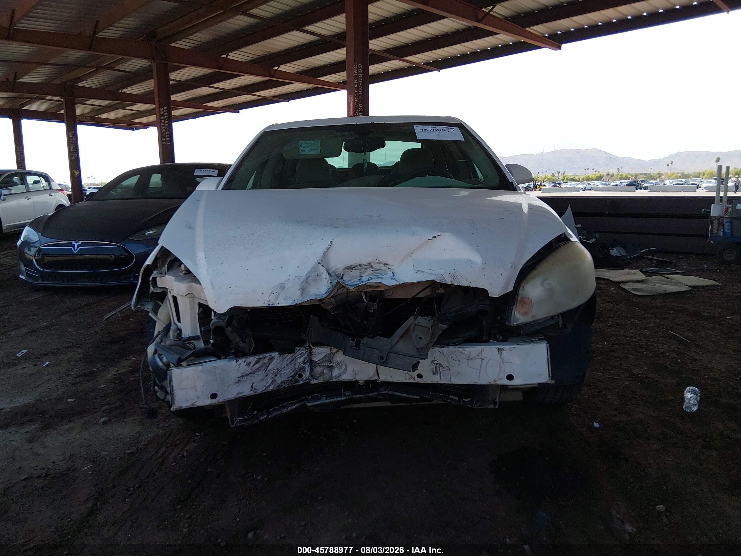 2006 Chevrolet Impala Ls White vin: 2G1WB58K669381514
