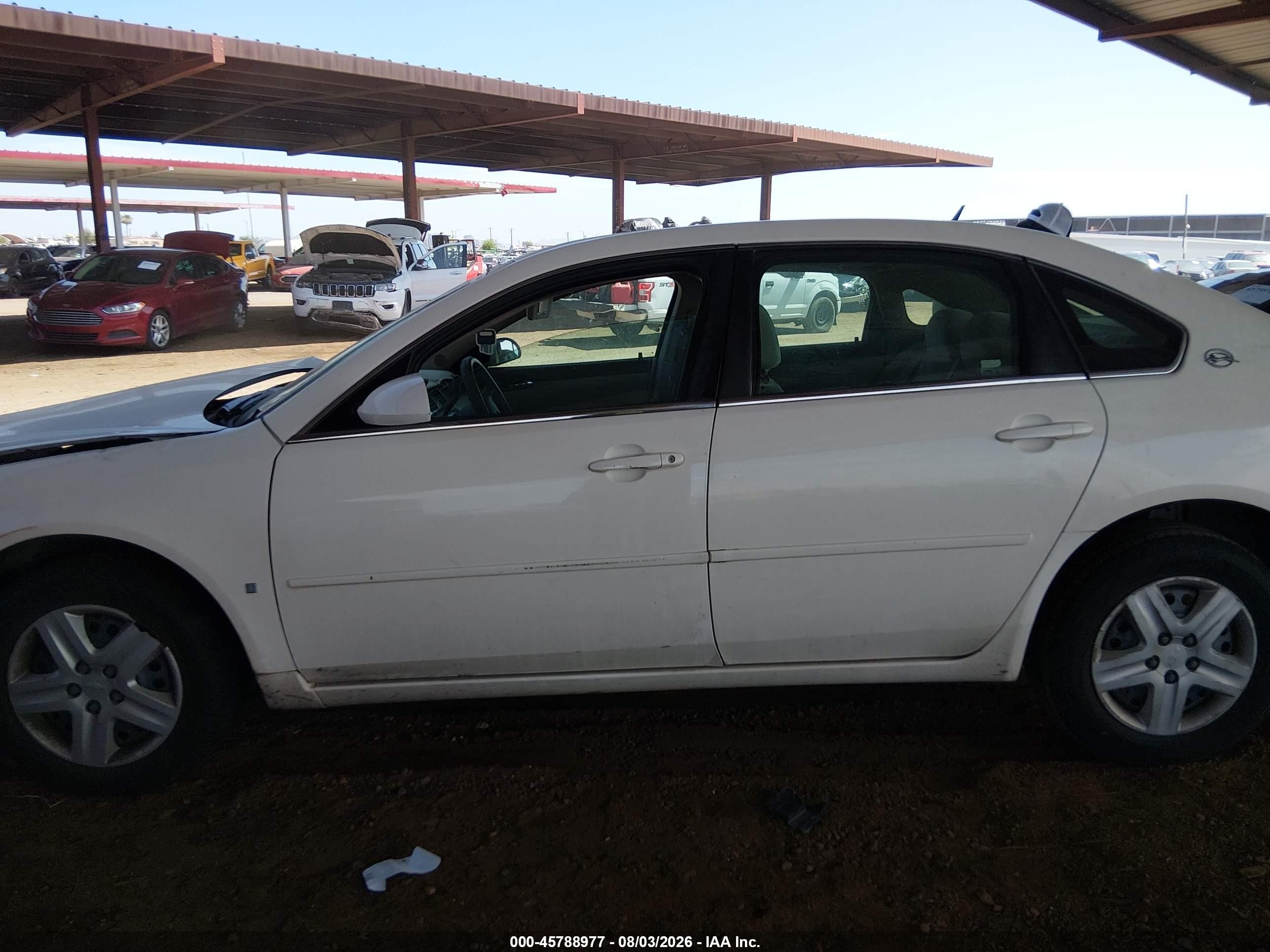 2006 Chevrolet Impala Ls White vin: 2G1WB58K669381514