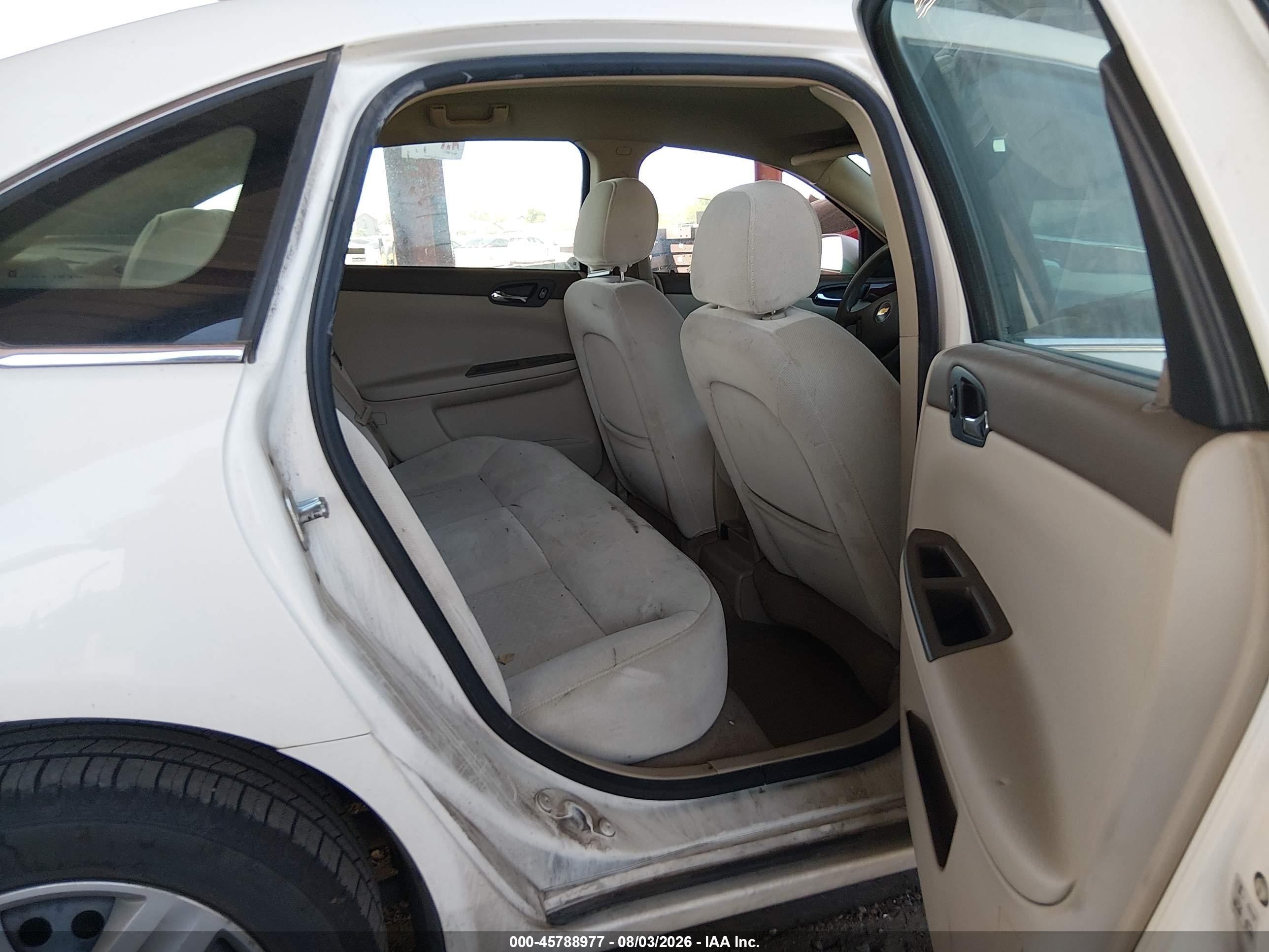 2006 Chevrolet Impala Ls White vin: 2G1WB58K669381514
