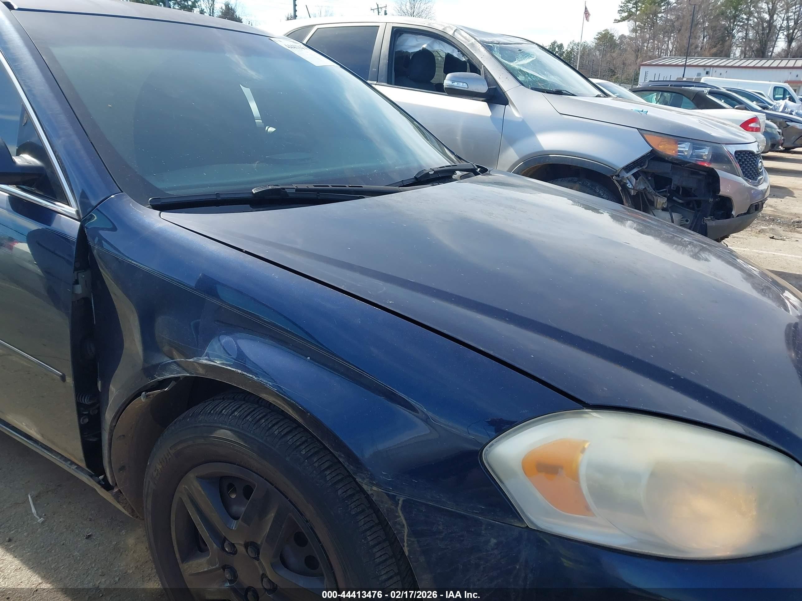 2007 Chevrolet Impala Ls Blue vin: 2G1WB58K679178317