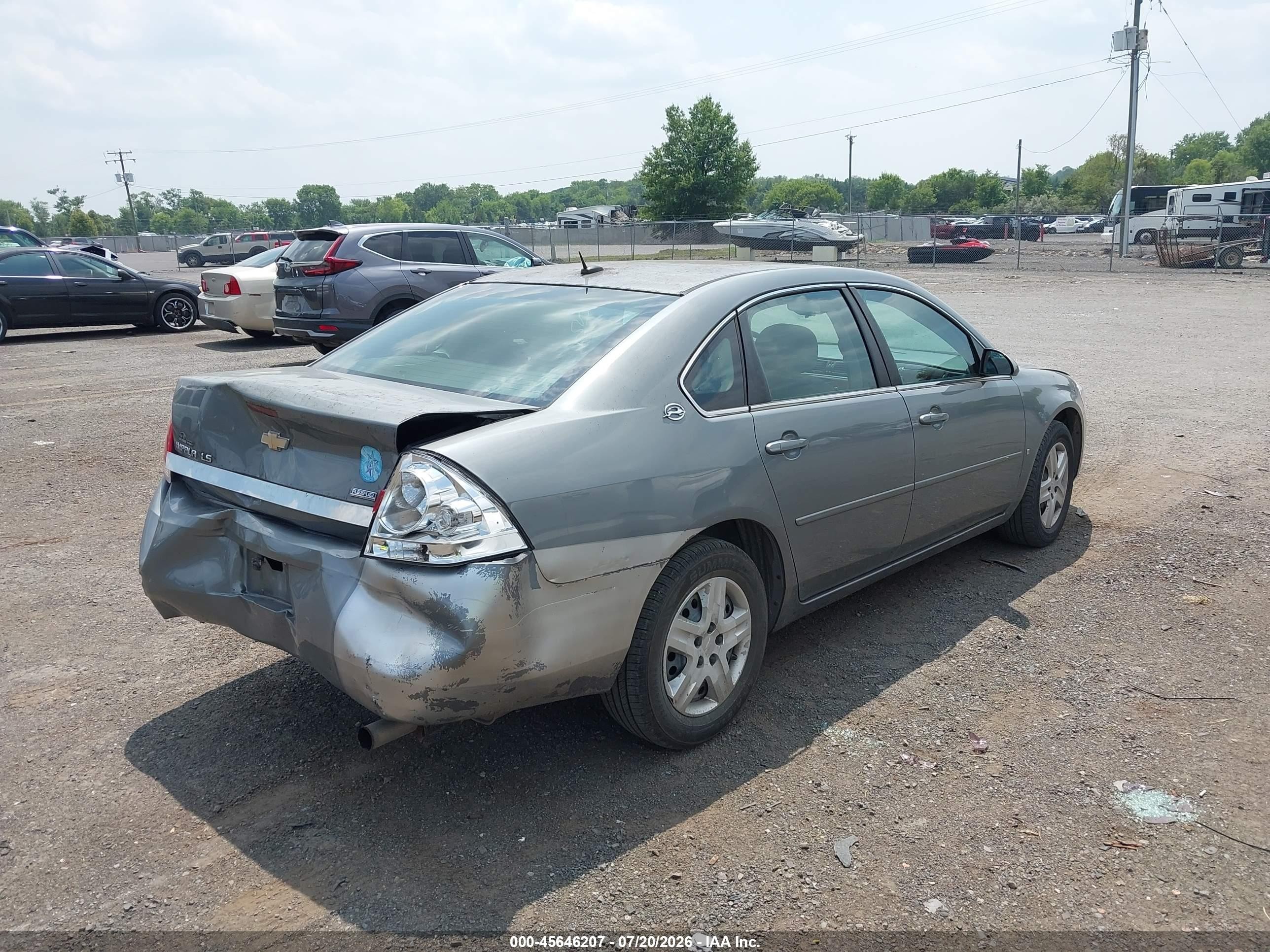 2007 Chevrolet Impala Ls Silver vin: 2G1WB58K679228519