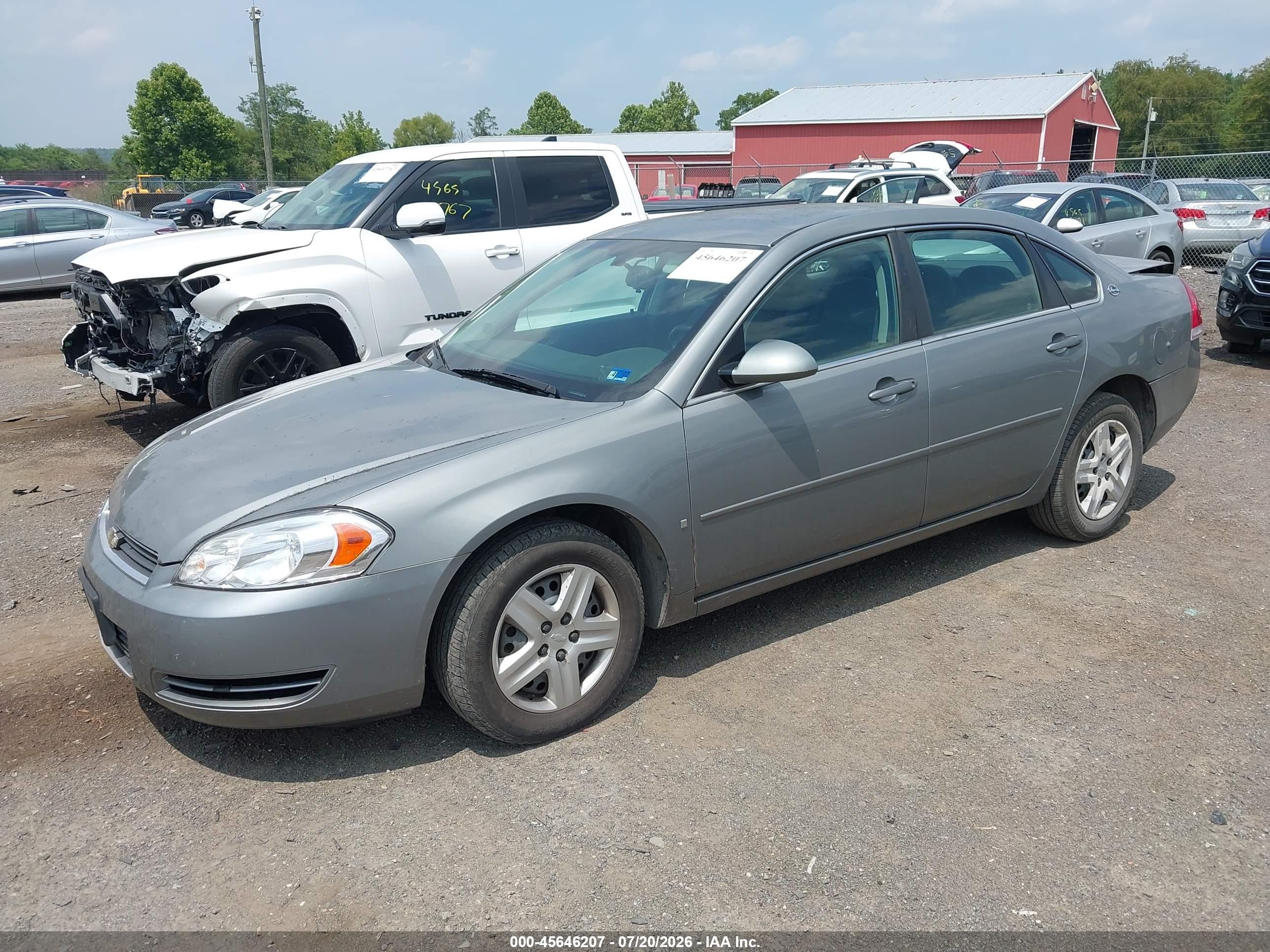 2007 Chevrolet Impala Ls Silver vin: 2G1WB58K679228519