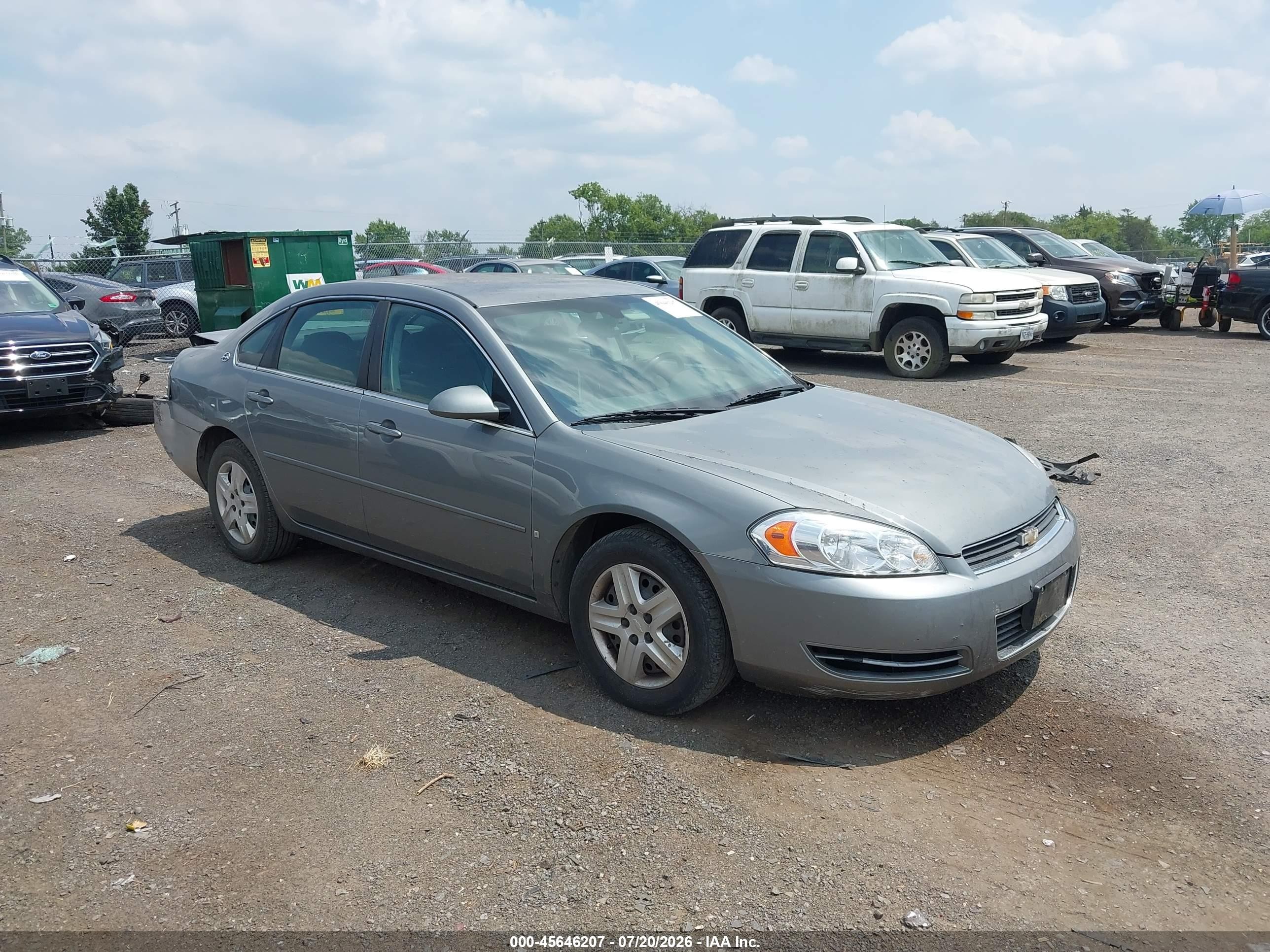 2007 Chevrolet Impala Ls Silver vin: 2G1WB58K679228519