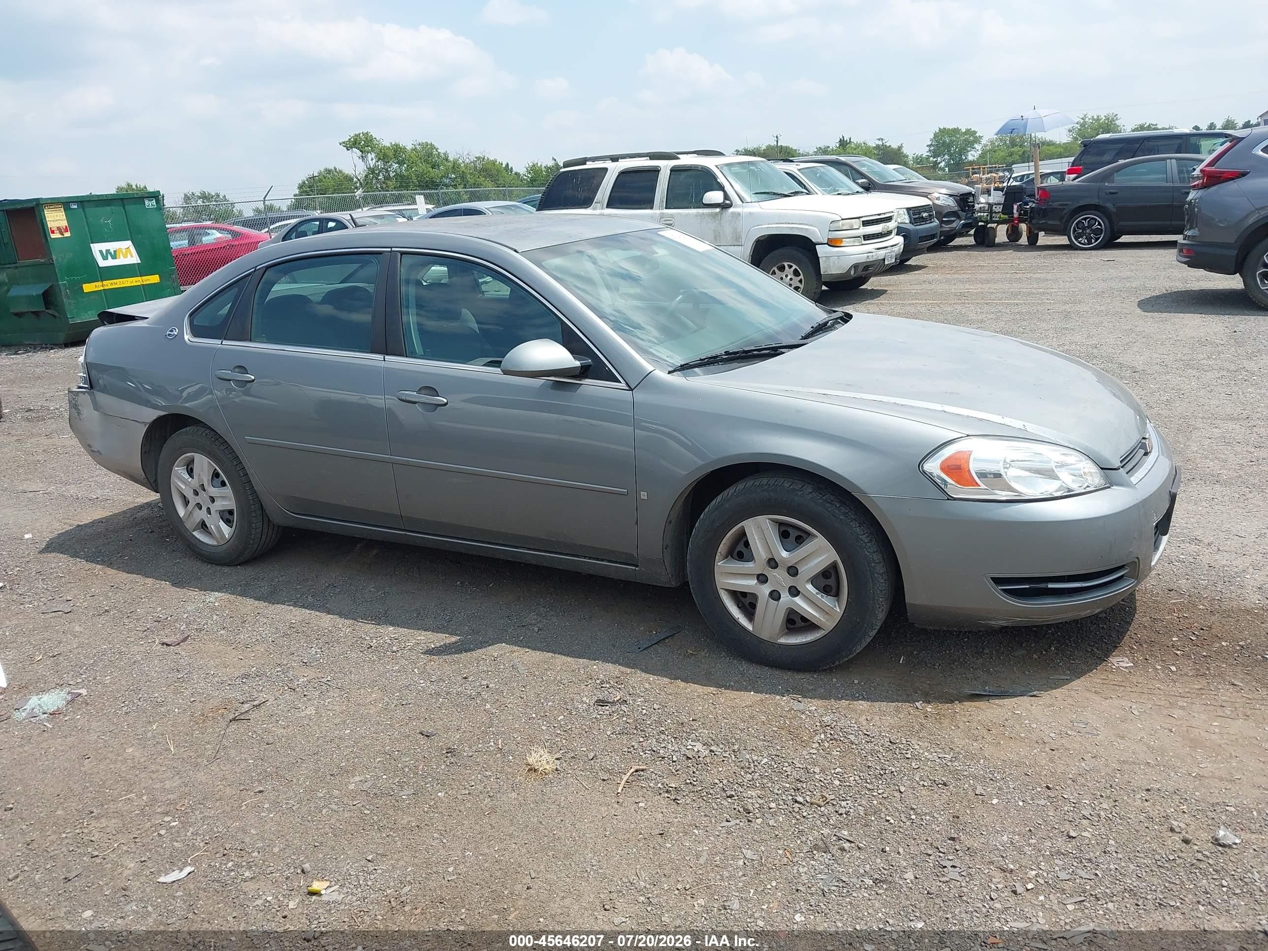 2007 Chevrolet Impala Ls Silver vin: 2G1WB58K679228519