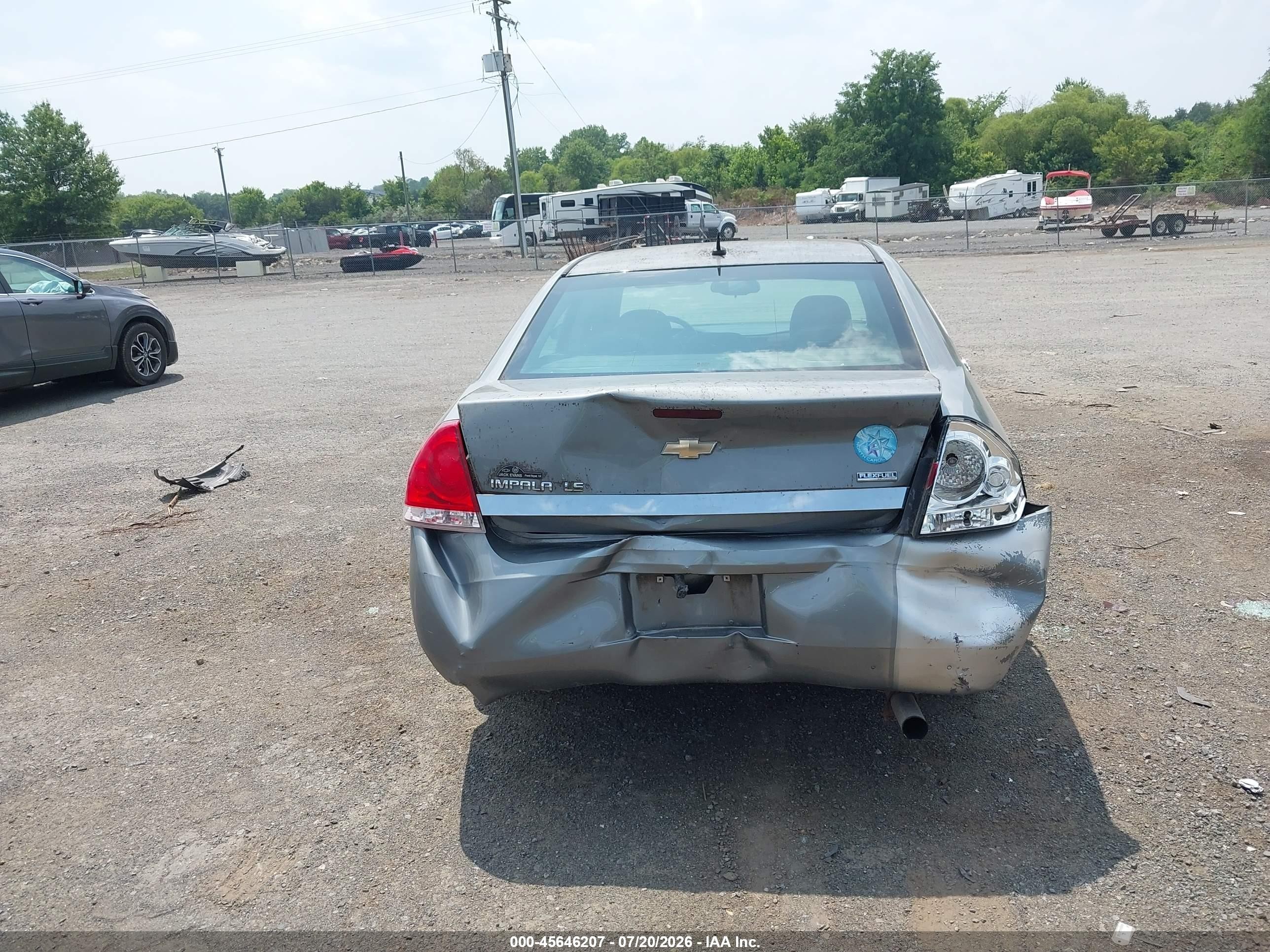 2007 Chevrolet Impala Ls Silver vin: 2G1WB58K679228519