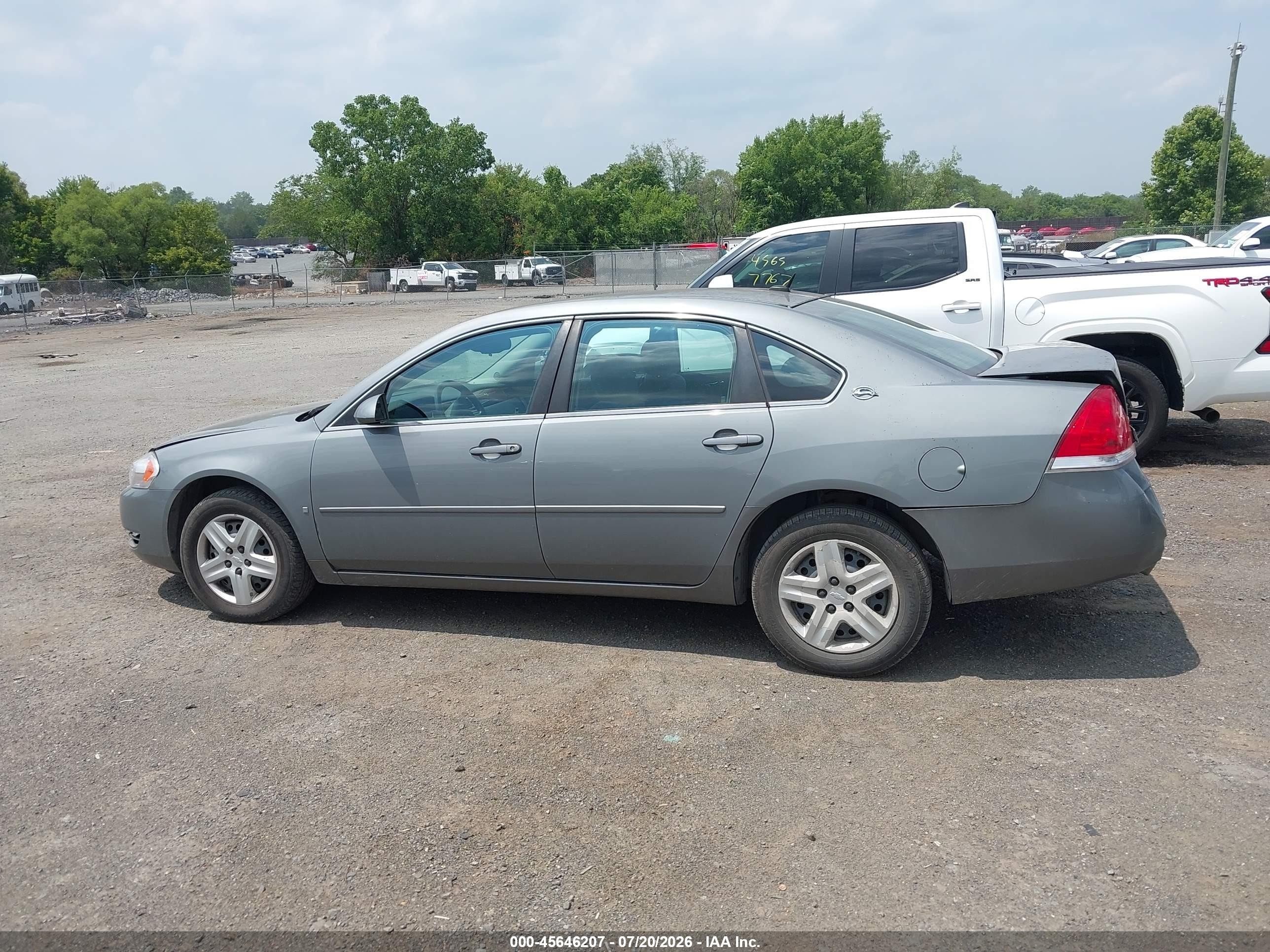 2007 Chevrolet Impala Ls Silver vin: 2G1WB58K679228519