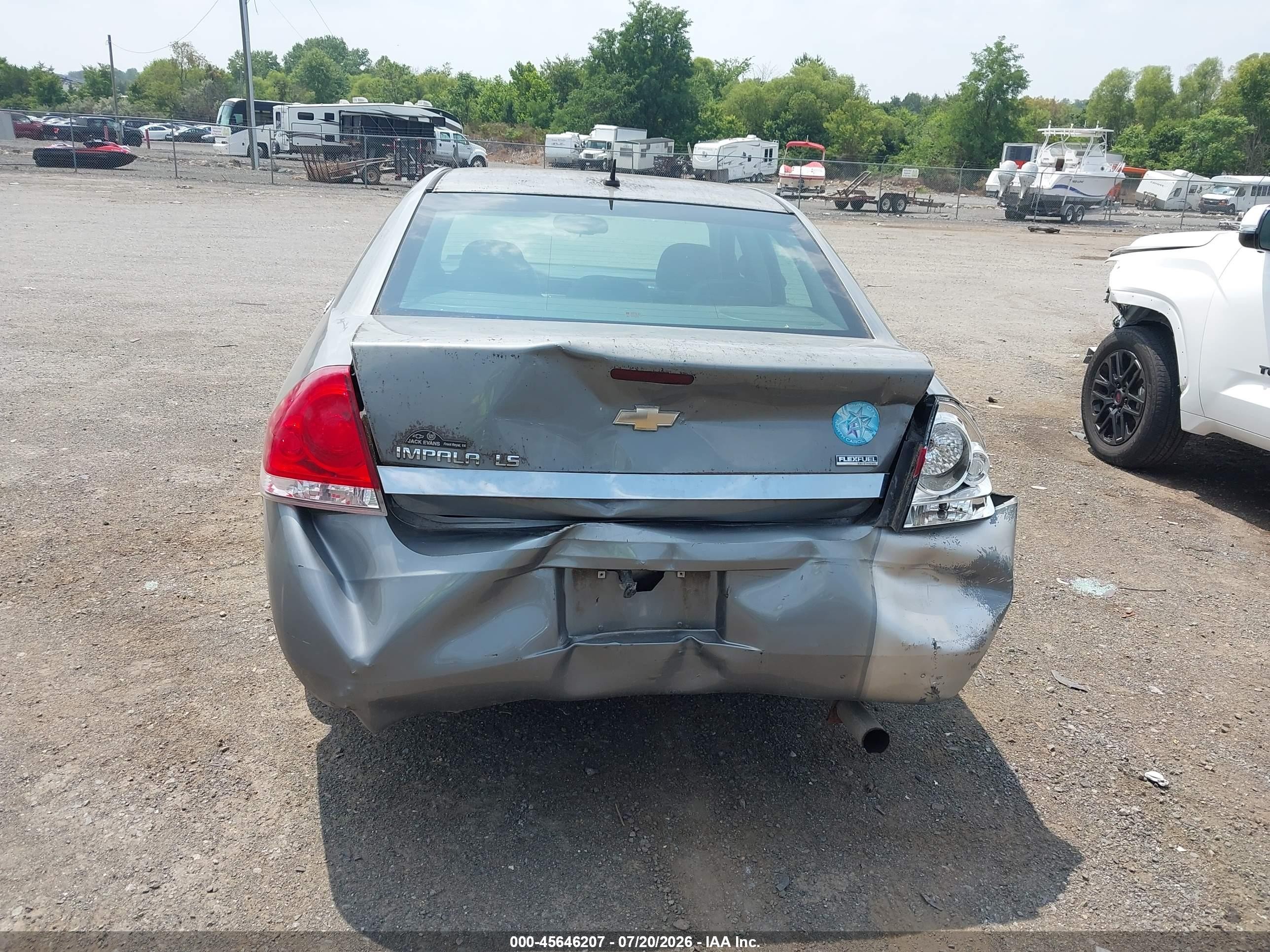 2007 Chevrolet Impala Ls Silver vin: 2G1WB58K679228519