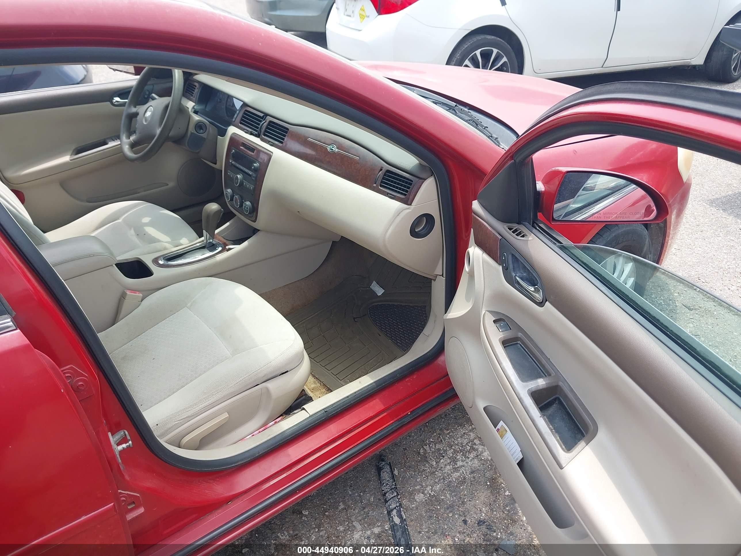 2007 Chevrolet Impala Ls Red vin: 2G1WB58K679231940