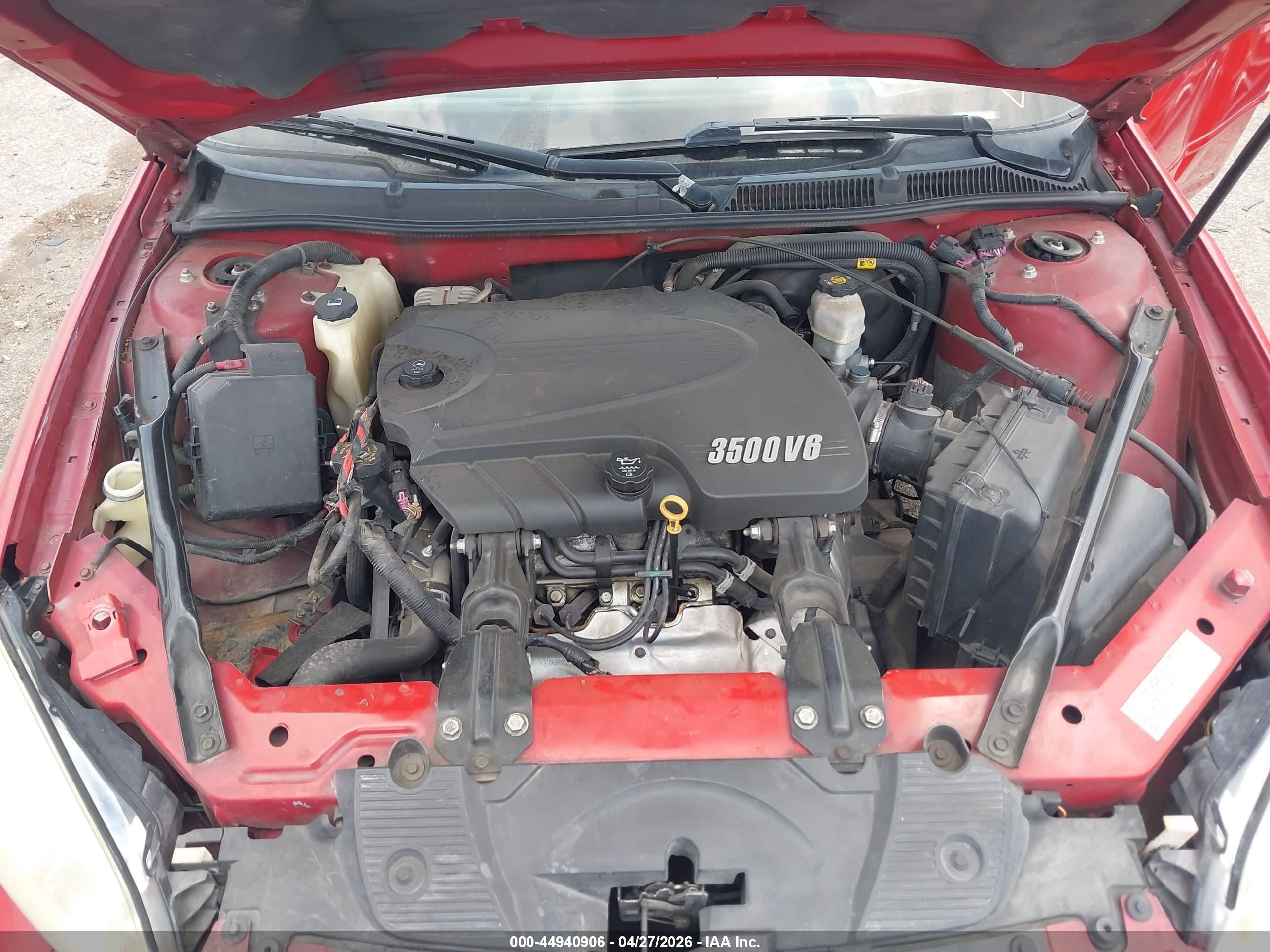 2007 Chevrolet Impala Ls Red vin: 2G1WB58K679231940