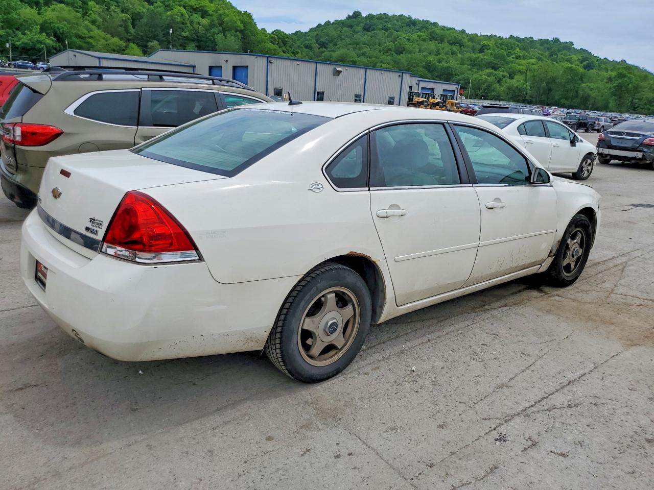 2007 Chevrolet Impala Ls White vin: 2G1WB58K679348160