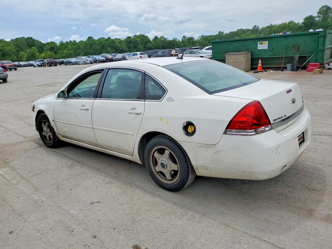 2007 Chevrolet Impala Ls White vin: 2G1WB58K679348160