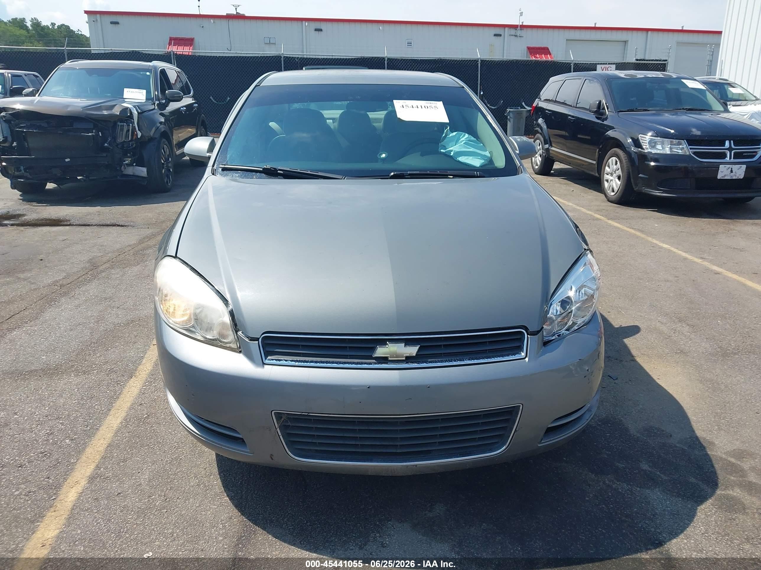 2008 Chevrolet Impala Ls Gray vin: 2G1WB58K681245496