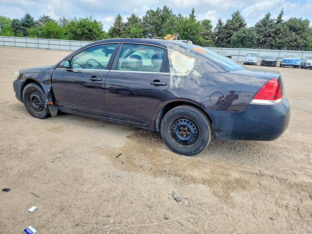 2008 Chevrolet Impala Ls Black vin: 2G1WB58K689115039