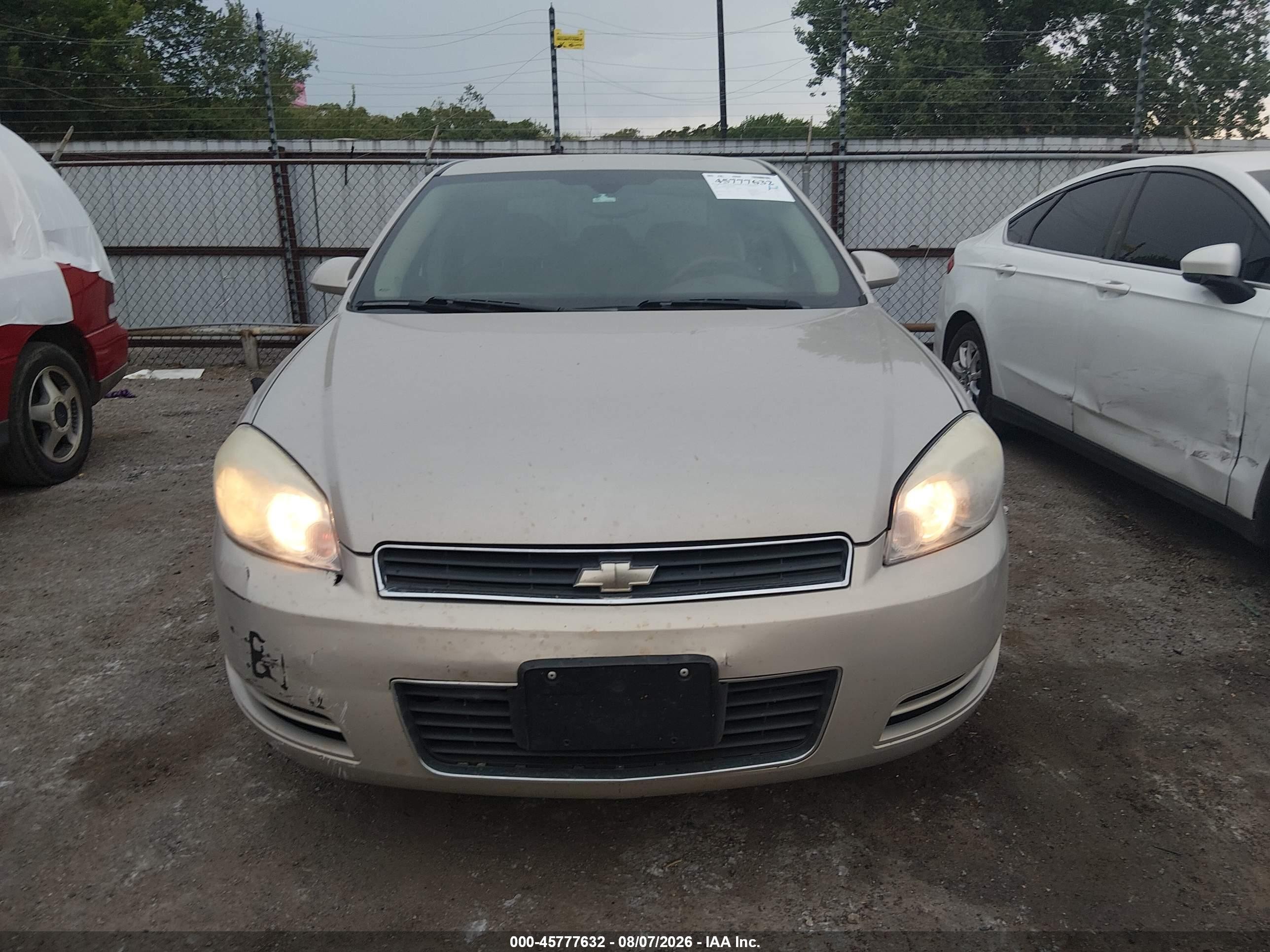 2008 Chevrolet Impala Ls Gold vin: 2G1WB58K689142774