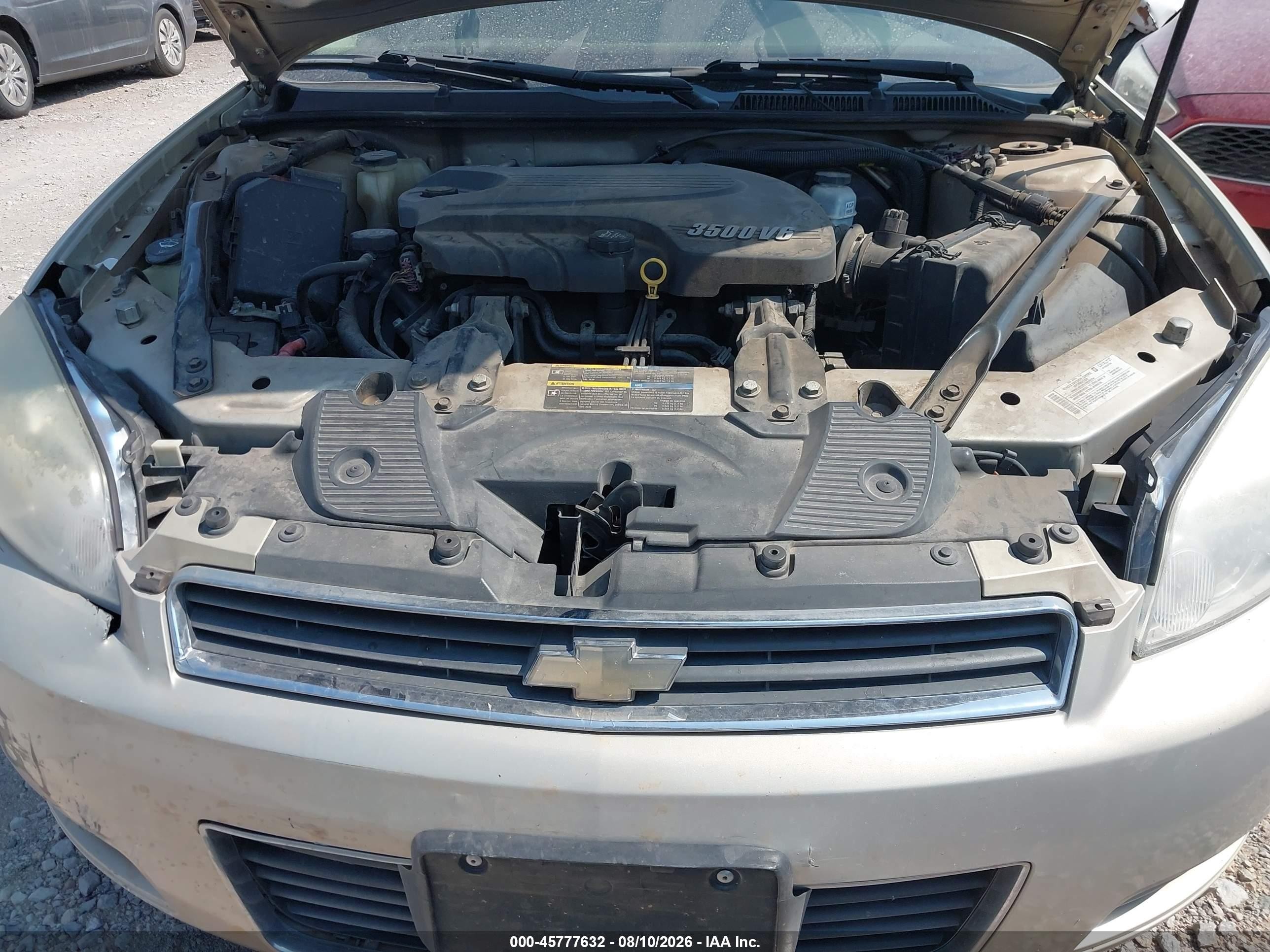 2008 Chevrolet Impala Ls Gold vin: 2G1WB58K689142774